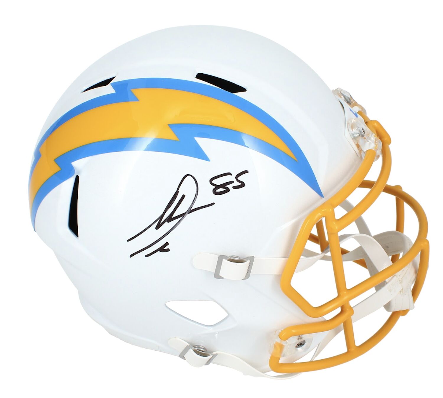 Antonio Gates Autographed Los Angeles Chargers Speed Full Size Helmet Beckett