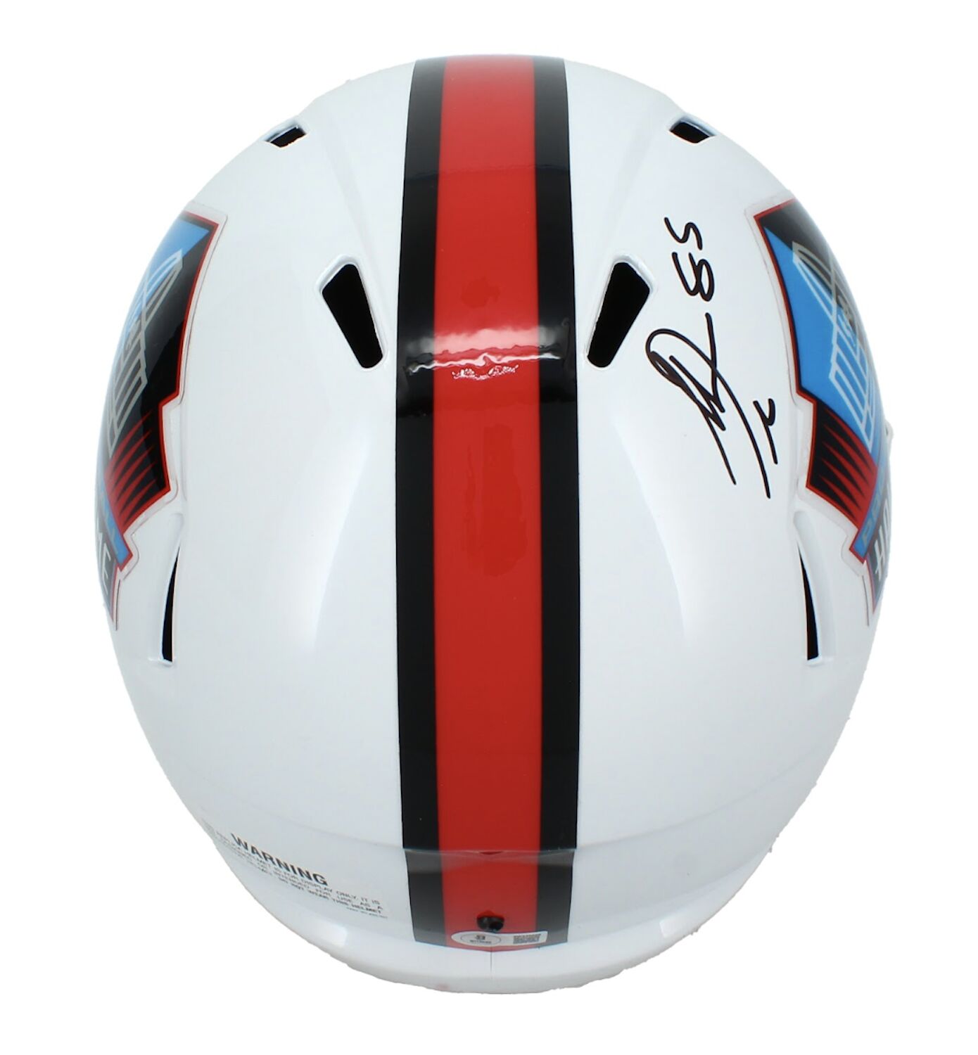 Antonio Gates Autographed Hall of Fame Logo Full Size Speed Helmet Beckett
