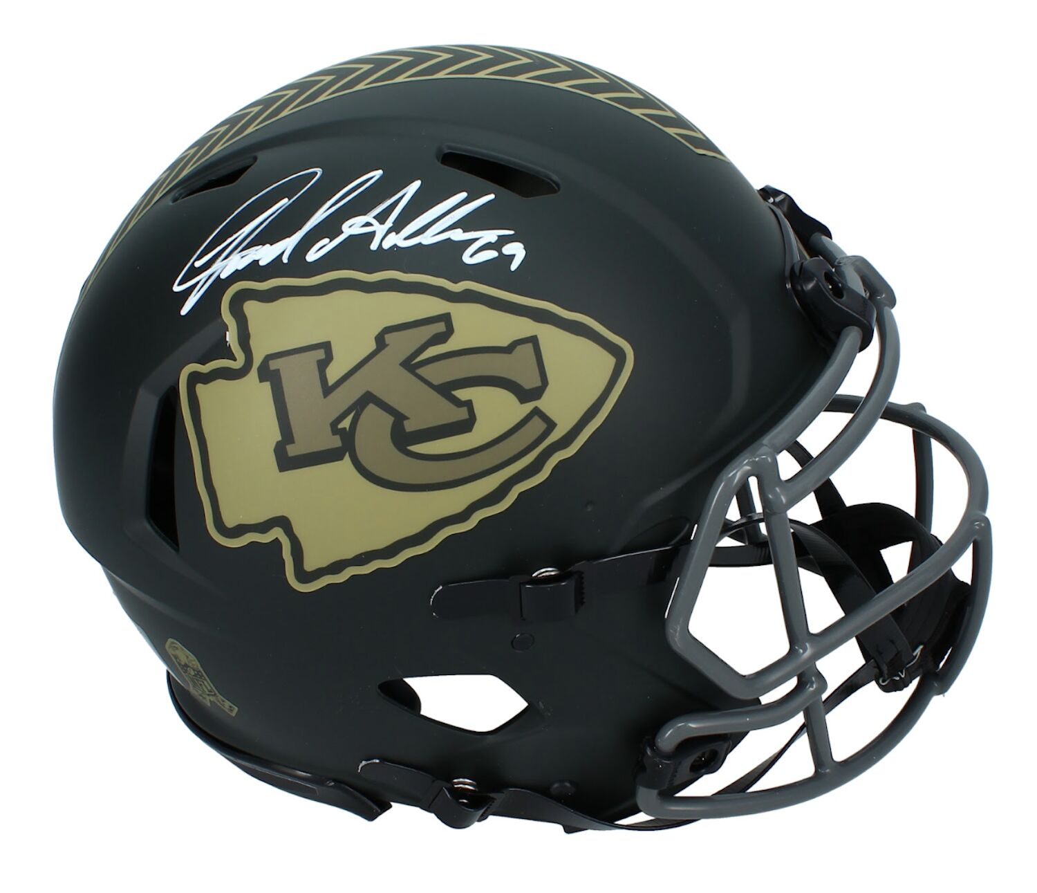 Jared Allen Autographed Kansas Cty Chiefs '2025 Salute to Service' Authentic Speed Helmet Beckett