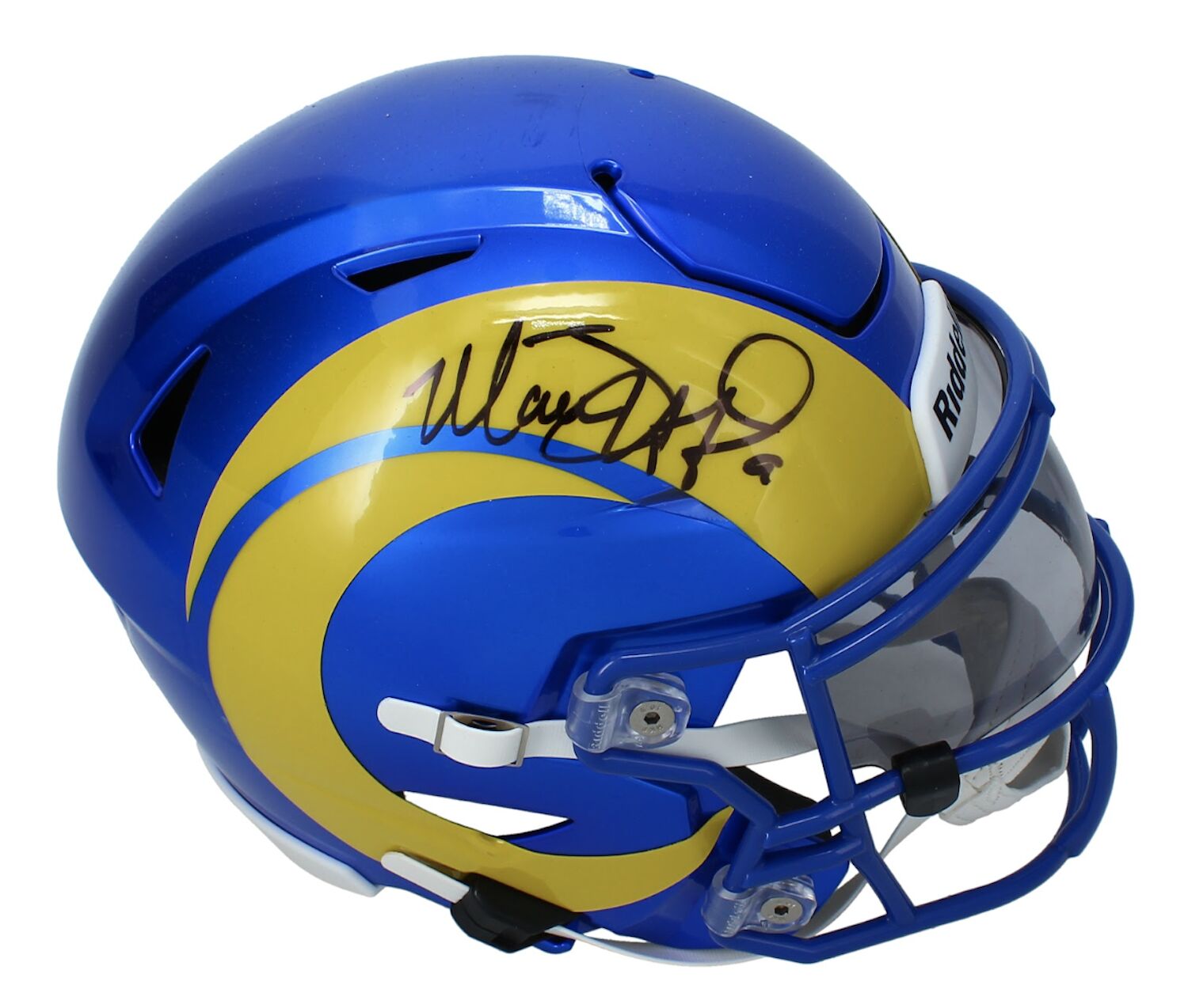 Matthew Stafford Autographed Los Angeles Rams Mid-Size Speedflex Midi Helmet Beckett