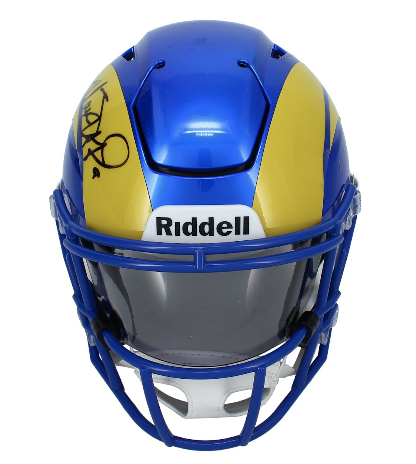 Matthew Stafford Autographed Los Angeles Rams Mid-Size Speedflex Midi Helmet Beckett