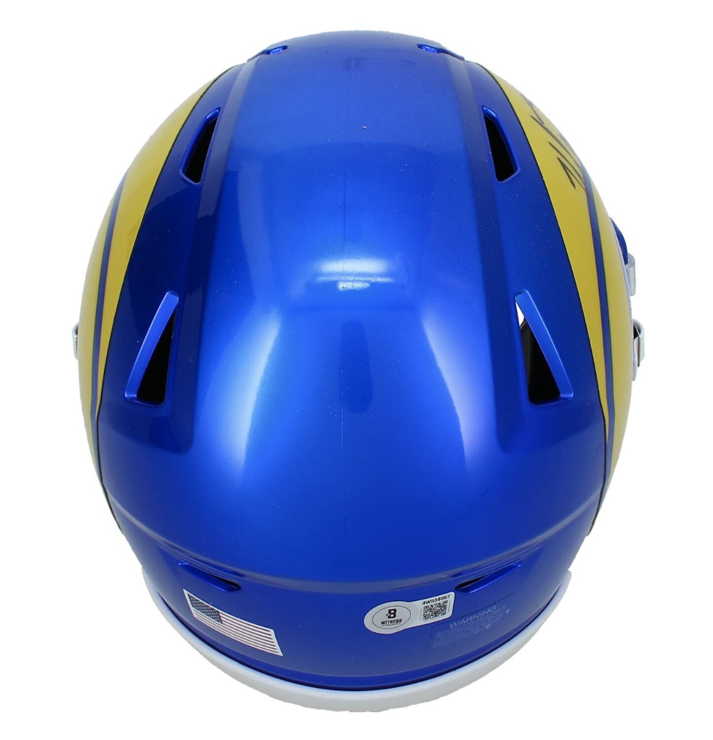 Matthew Stafford Autographed Los Angeles Rams Mid-Size Speedflex Midi Helmet Beckett