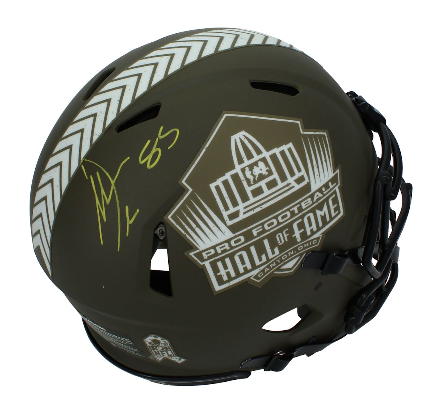 Antonio Gates Autographed Los Angeles Chargers Hall of Fame Logo '2022 STS' Speed Authentic Helmet Beckett