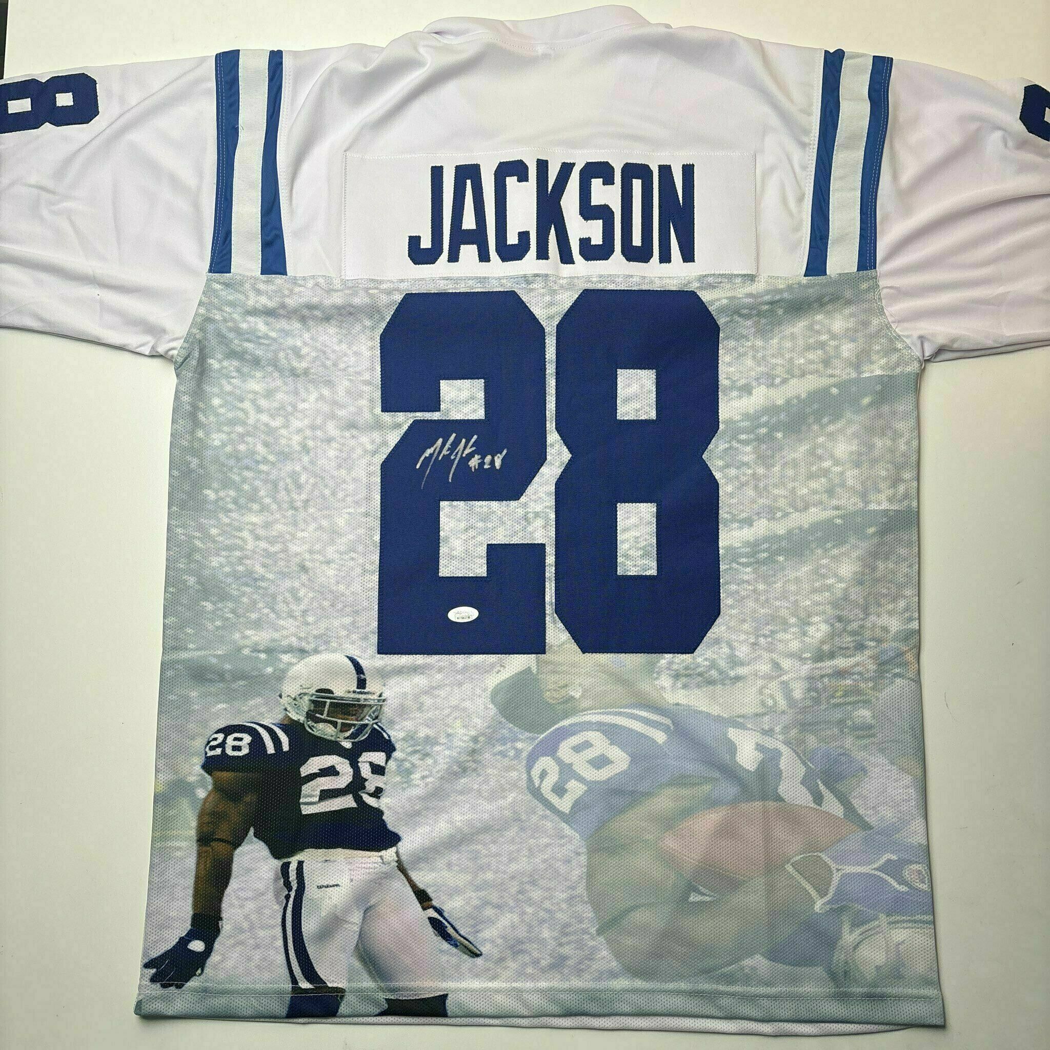 Marlin Jackson Signed White Custom Jersey