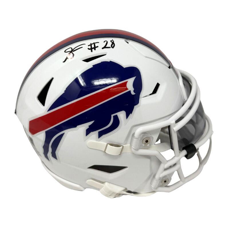 Sam Franklin Jr Signed Buffalo Bills 2021 Speed MIDI Flex Helmet