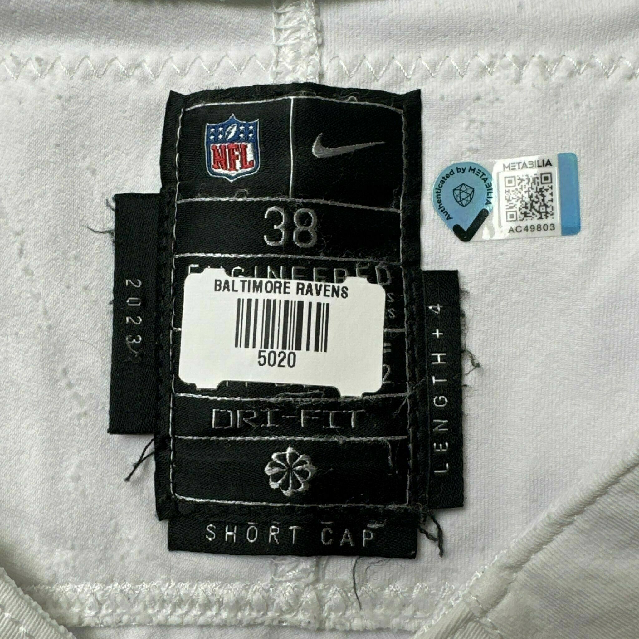 #21 Brandon Stephens Team-Issued White Jersey