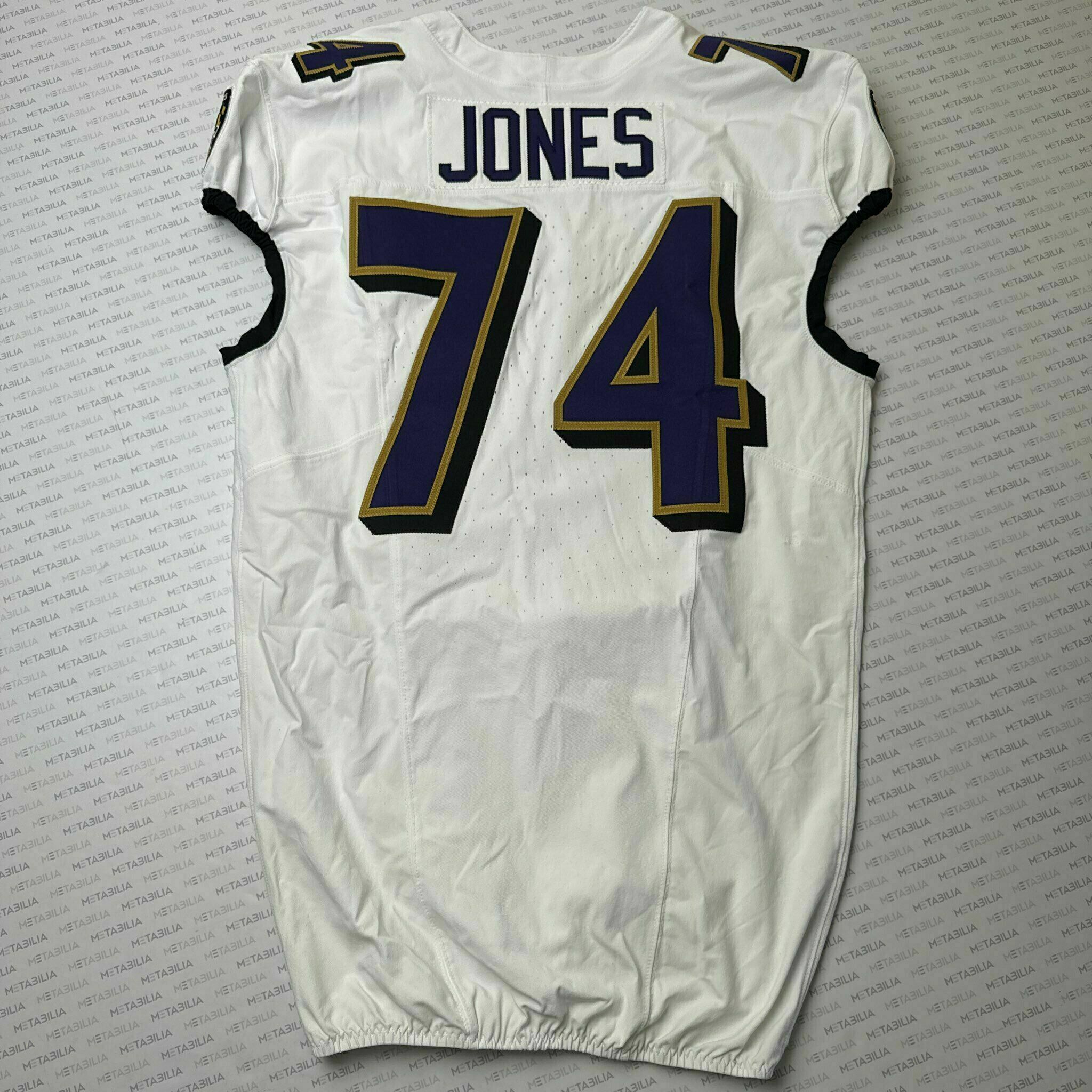 #74 Josh Jones Team-Issued White Jersey