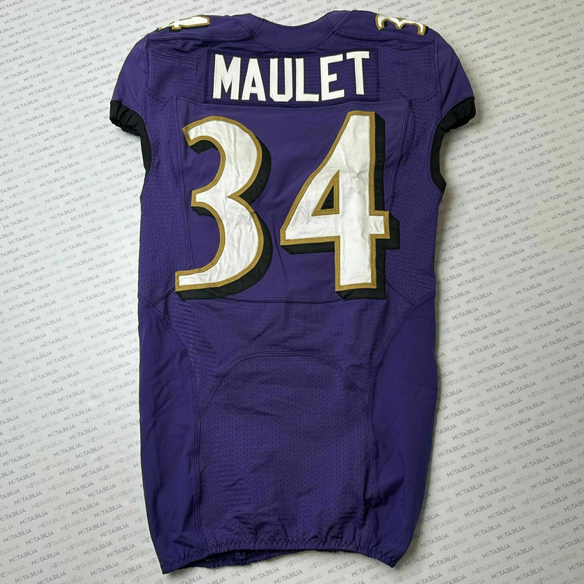 #34 Arthur Maulet Team-Issued Purple Jersey