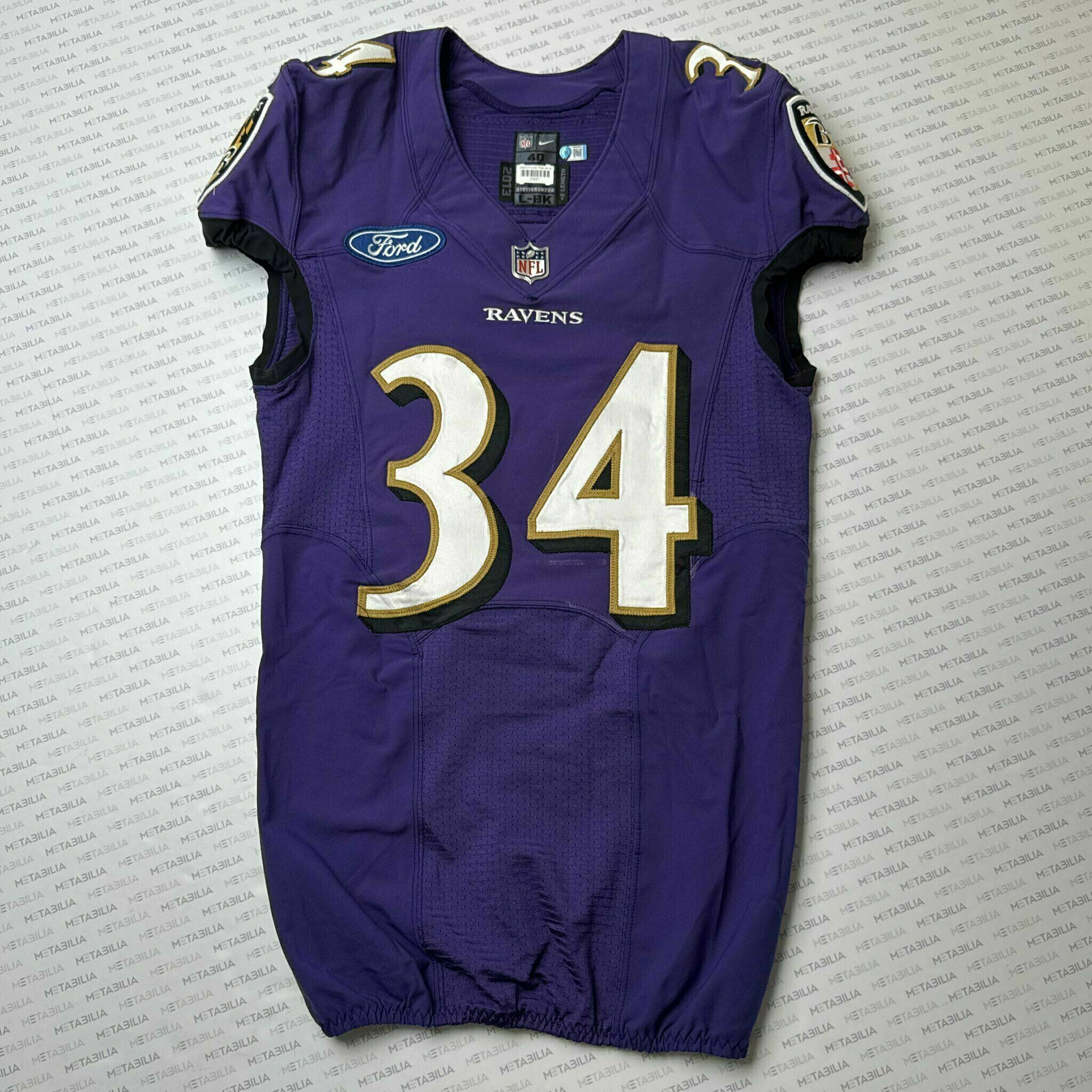 #34 Arthur Maulet Team-Issued Purple Jersey