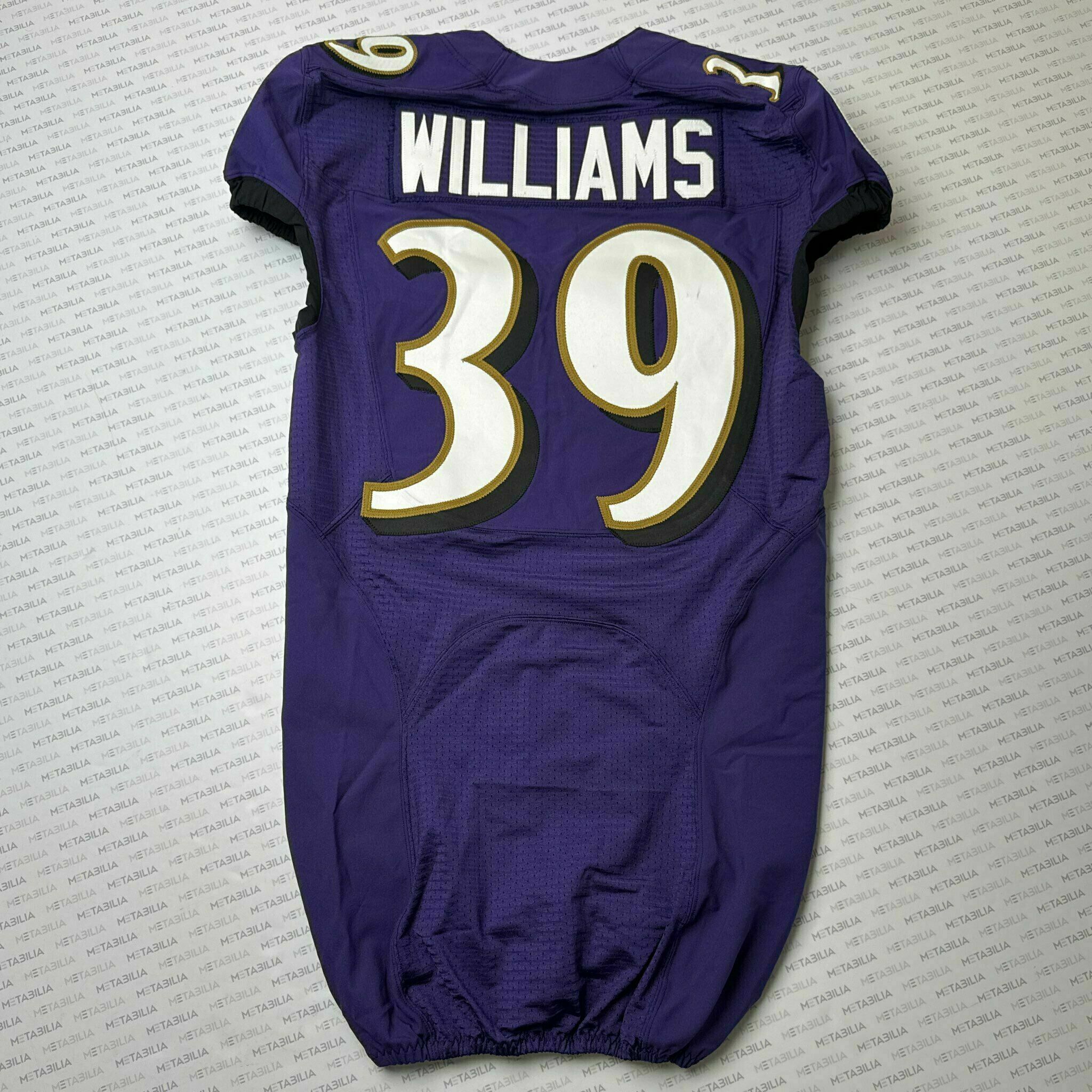 #39 Denzel Williams Team-Issued Purple Jersey