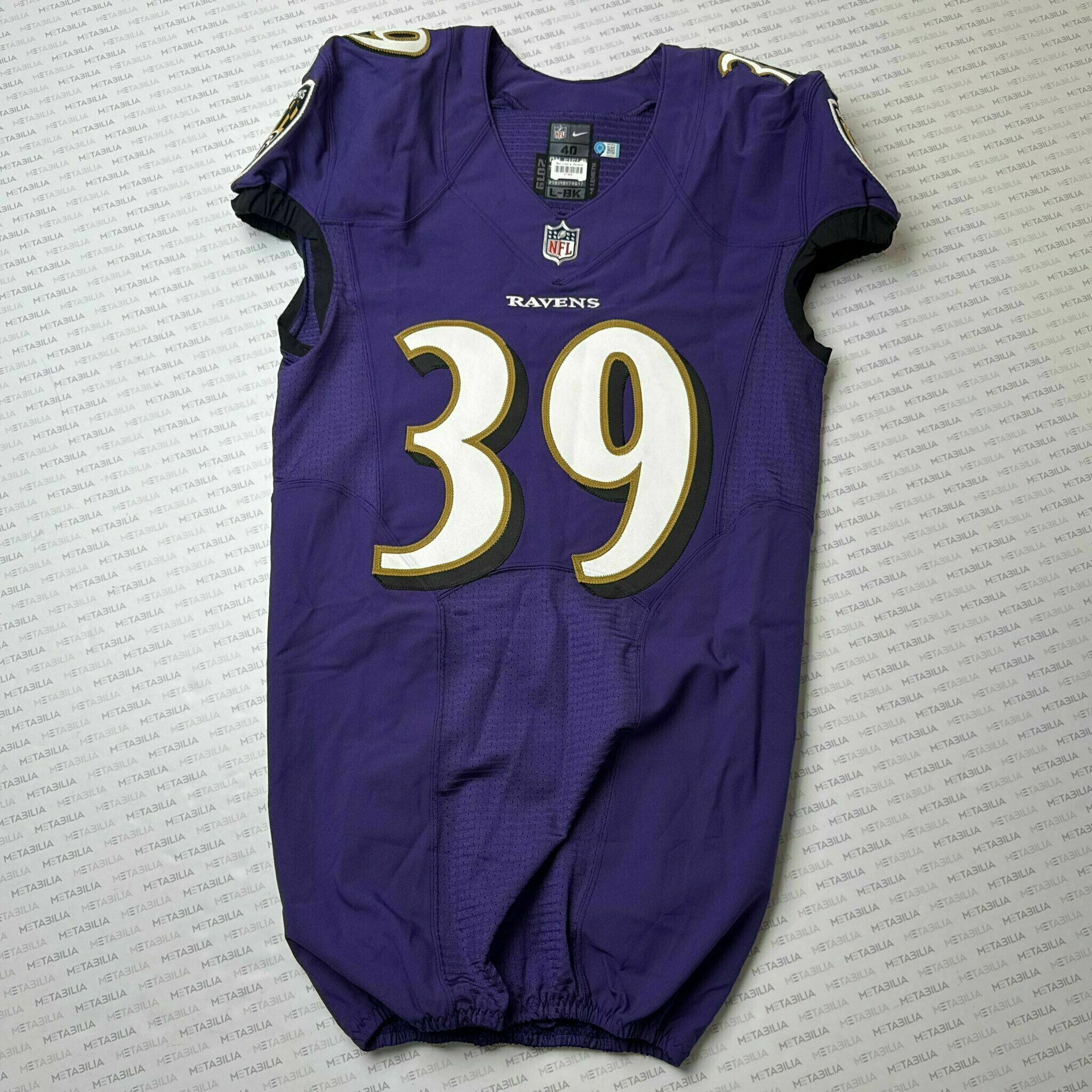 #39 Denzel Williams Team-Issued Purple Jersey