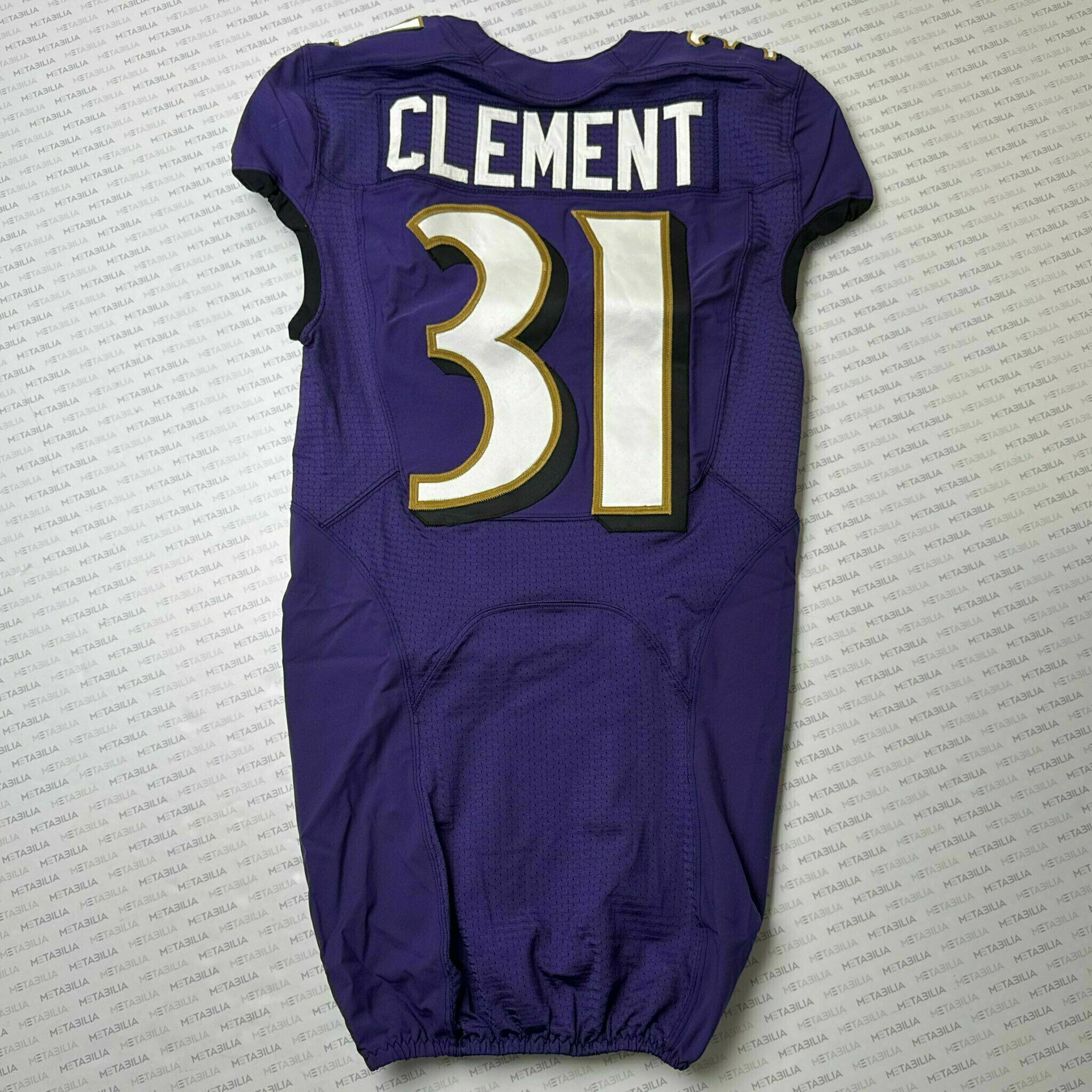 #31 Corey Clement Team-Issued Purple Jersey
