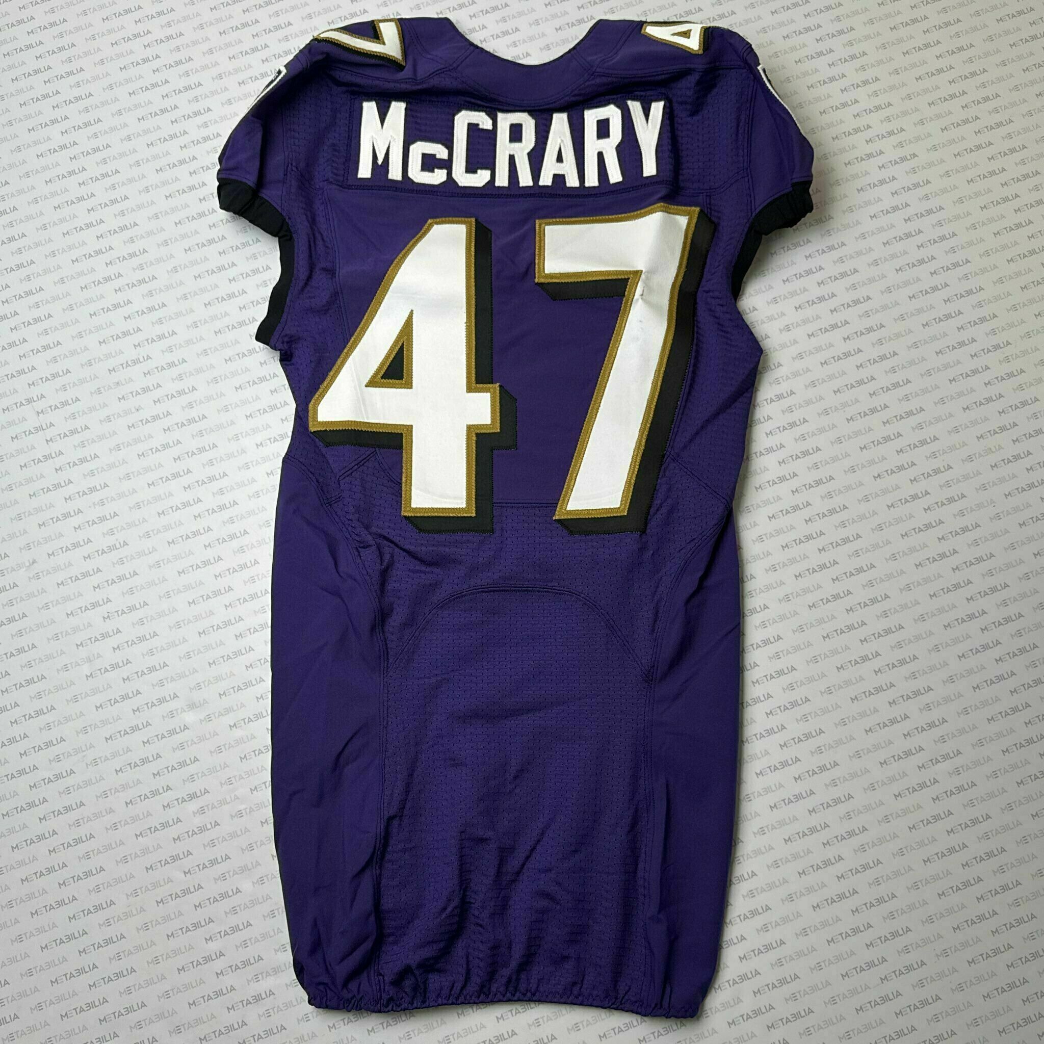 #47 Nate McCrary Team-Issued Purple Jersey