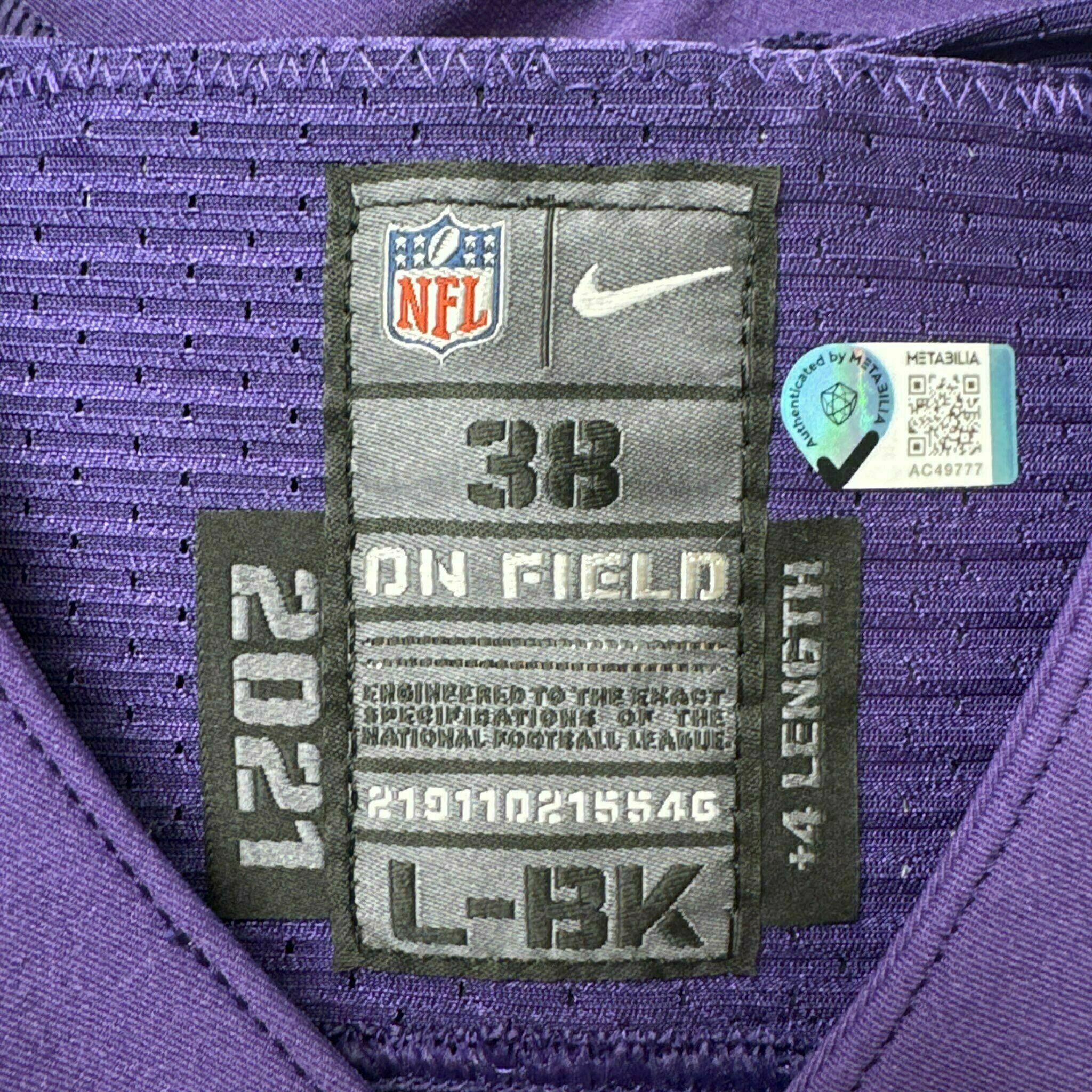#47 Nate McCrary Team-Issued Purple Jersey