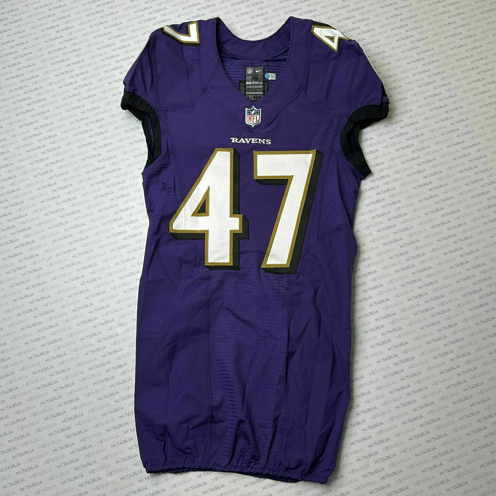 #47 Nate McCrary Team-Issued Purple Jersey