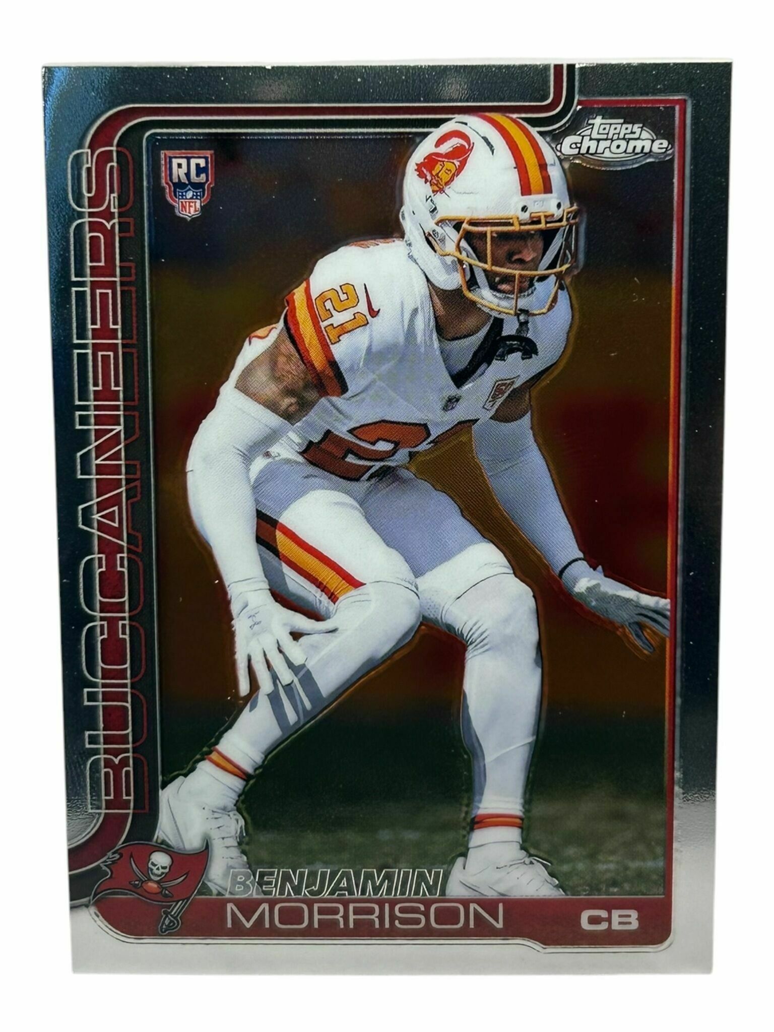 Benjamin Morrison 2025 Topps Chrome Football Rookie Trading Card