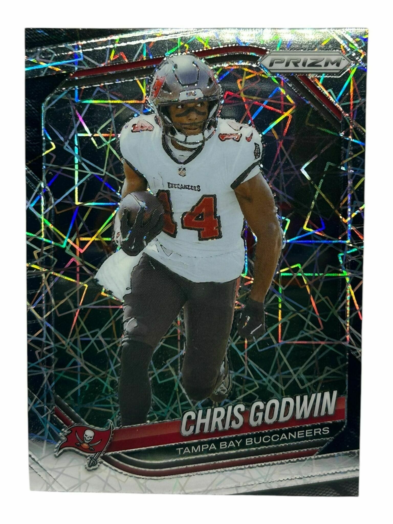 Chris Godwin 2025 Panini Prizm Football Silver Lazer Prizm Trading Card