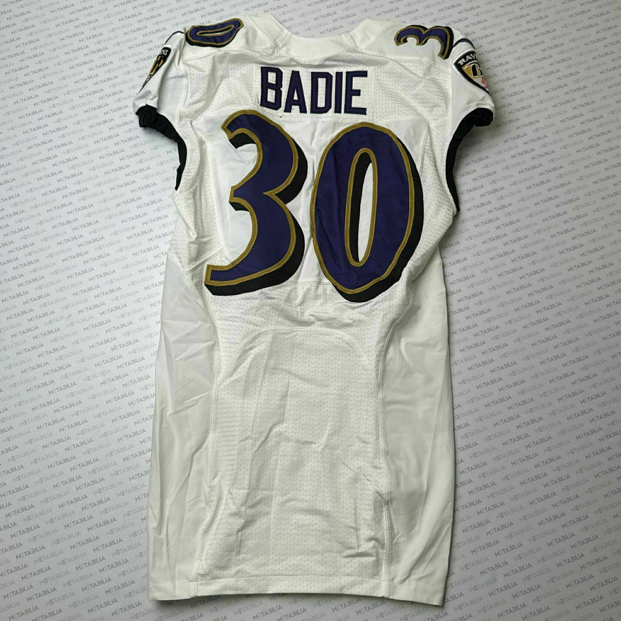 #30 Tyler Badie Team-Issued White Jersey