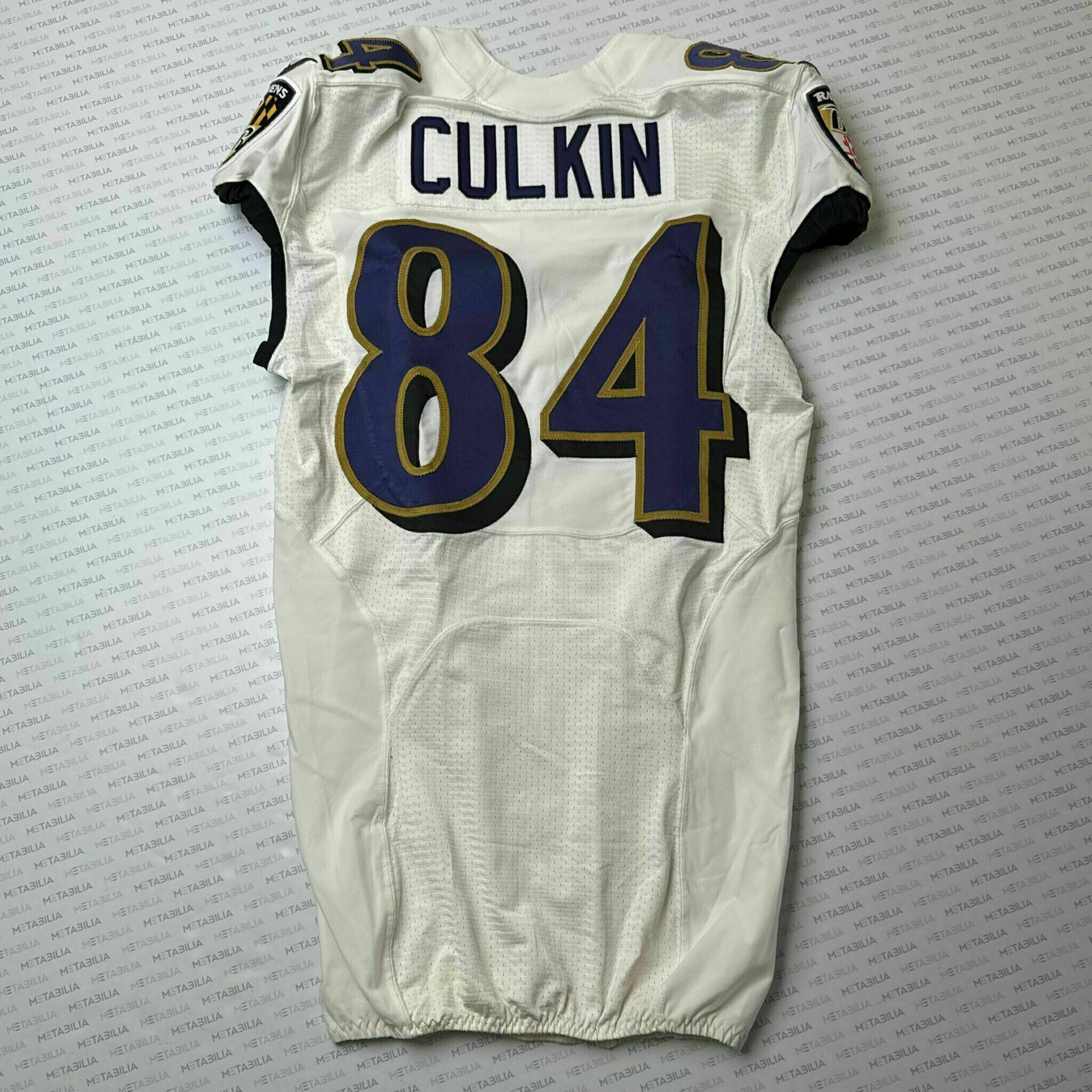 #84 Sean Culkin Team-Issued White Jersey