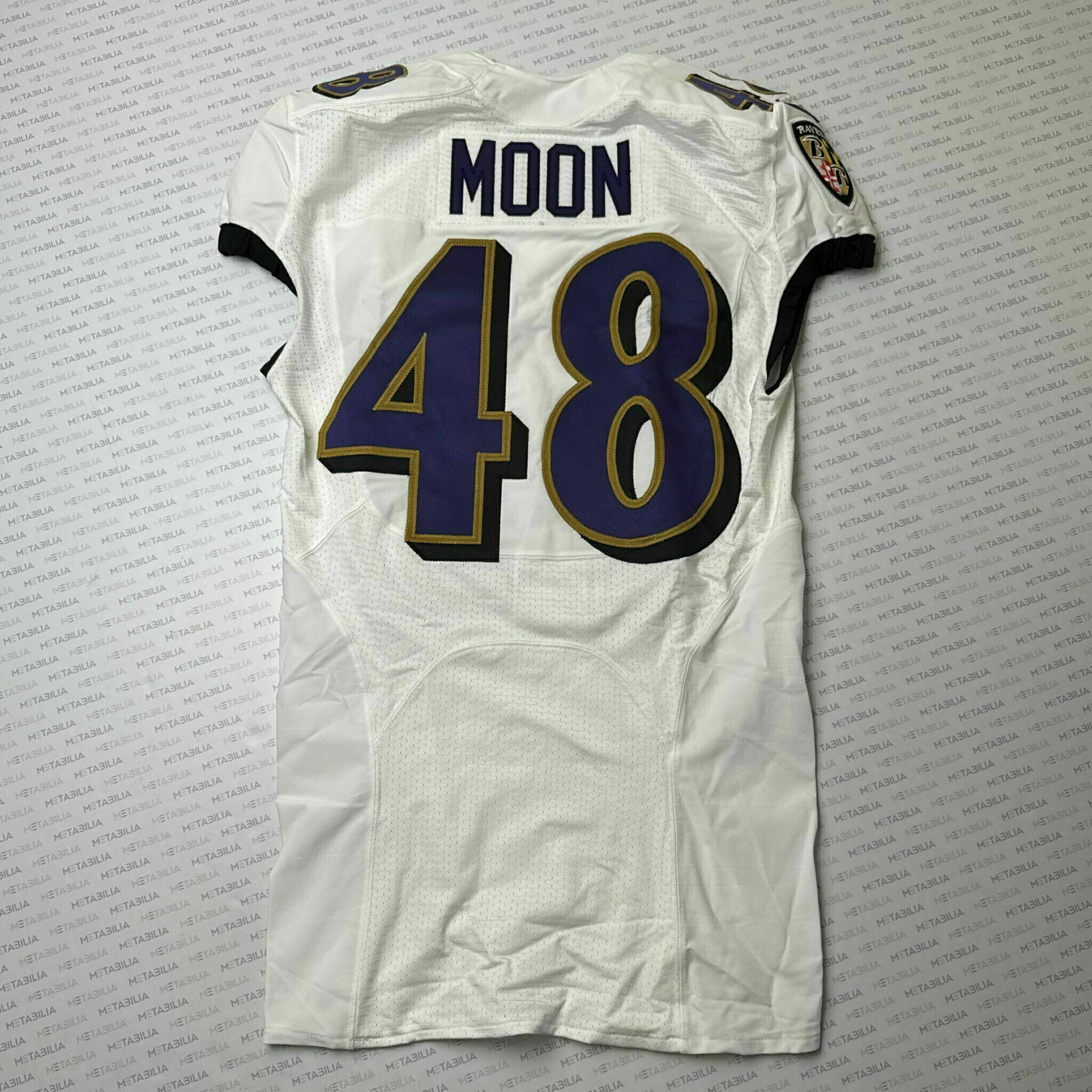 #48 Jeremiah Moon Team-Issued White Jersey