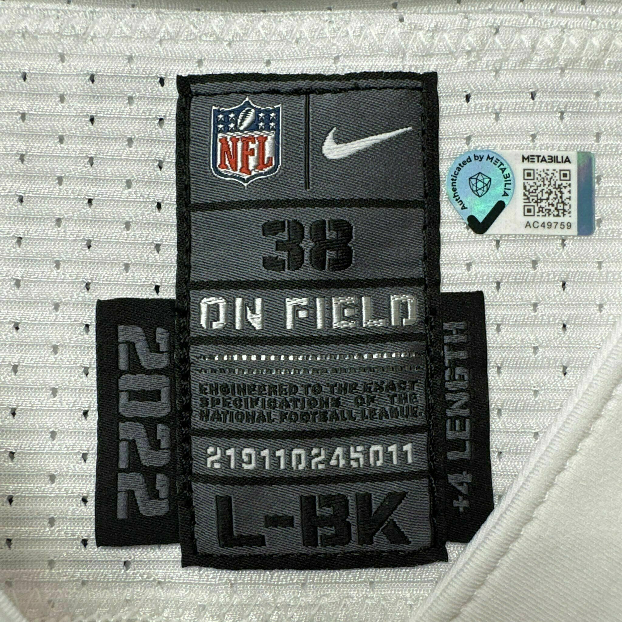 #21 Brandon Stephens Team-Issued White Jersey
