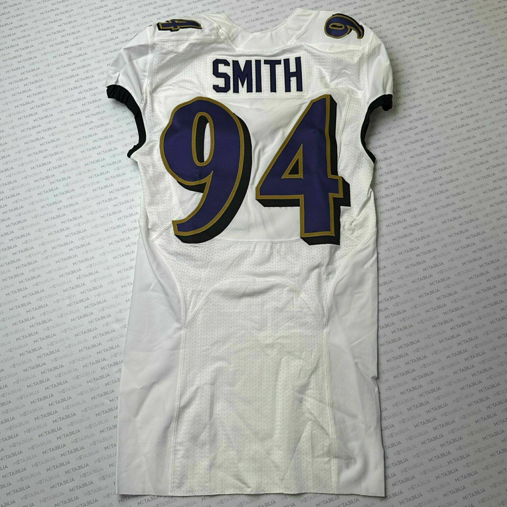 #94 Smith Team-Issued White Jersey