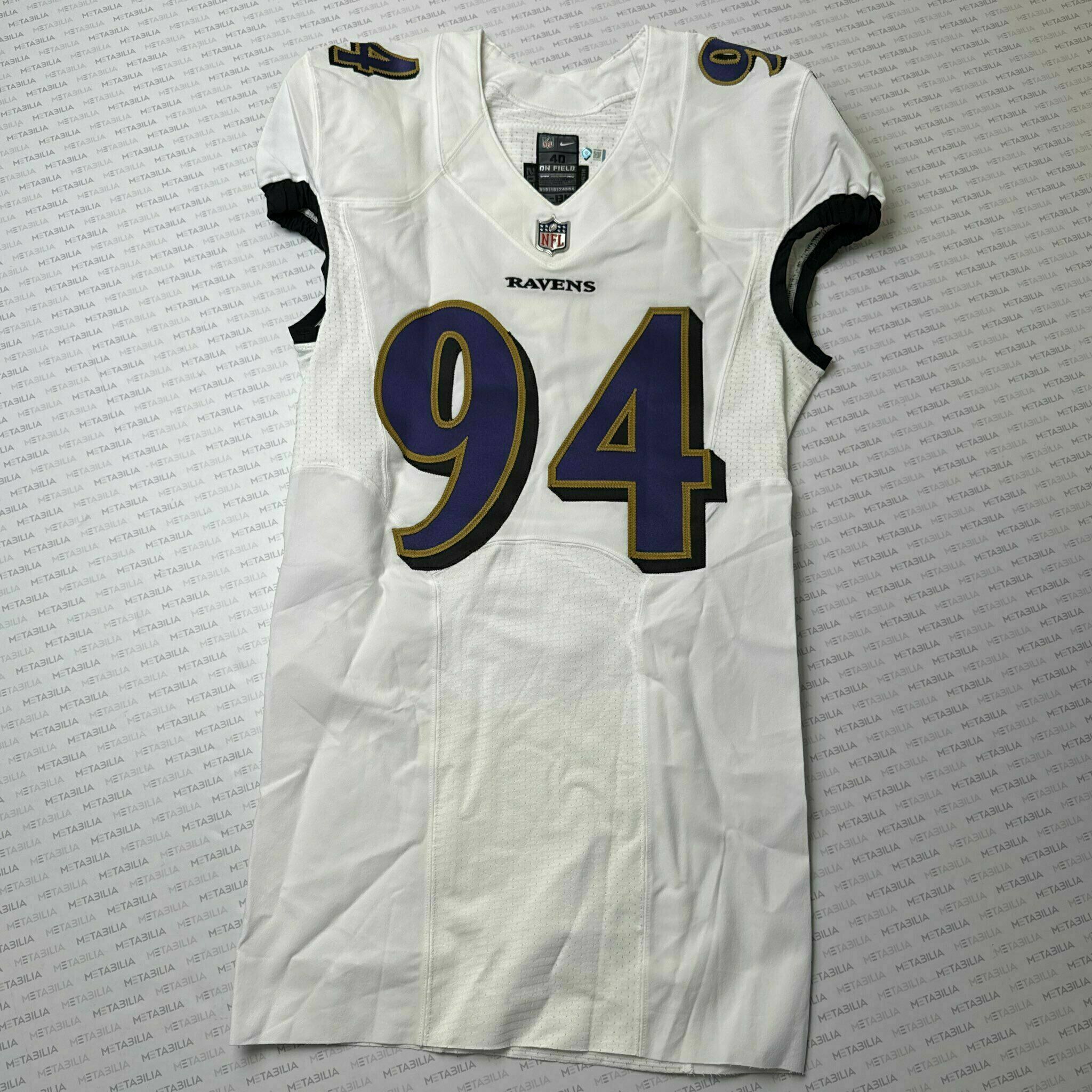 #94 Smith Team-Issued White Jersey