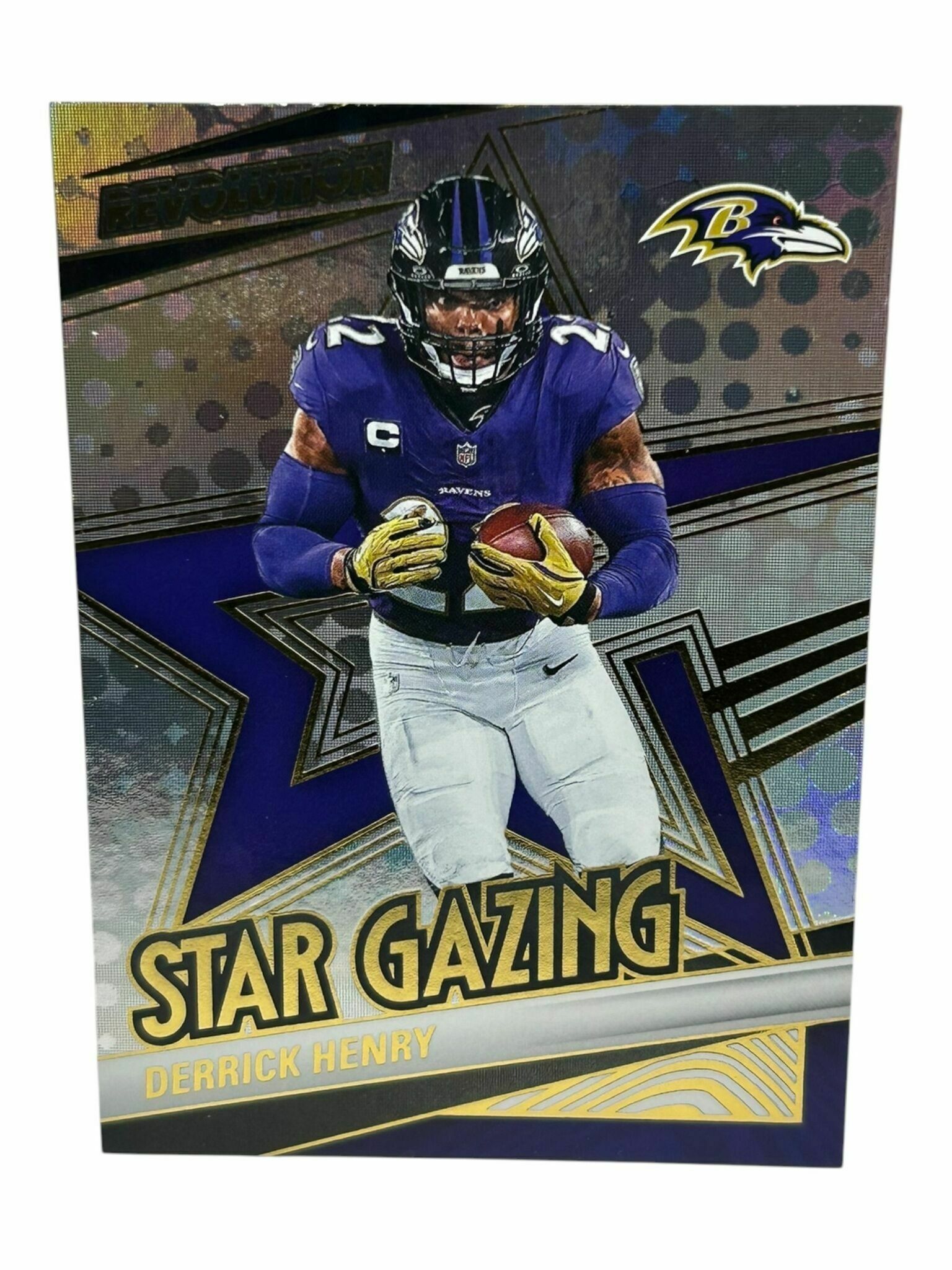 Derrick Henry 2025 Panini Revolution Football Star Gazing Prizm Trading Card