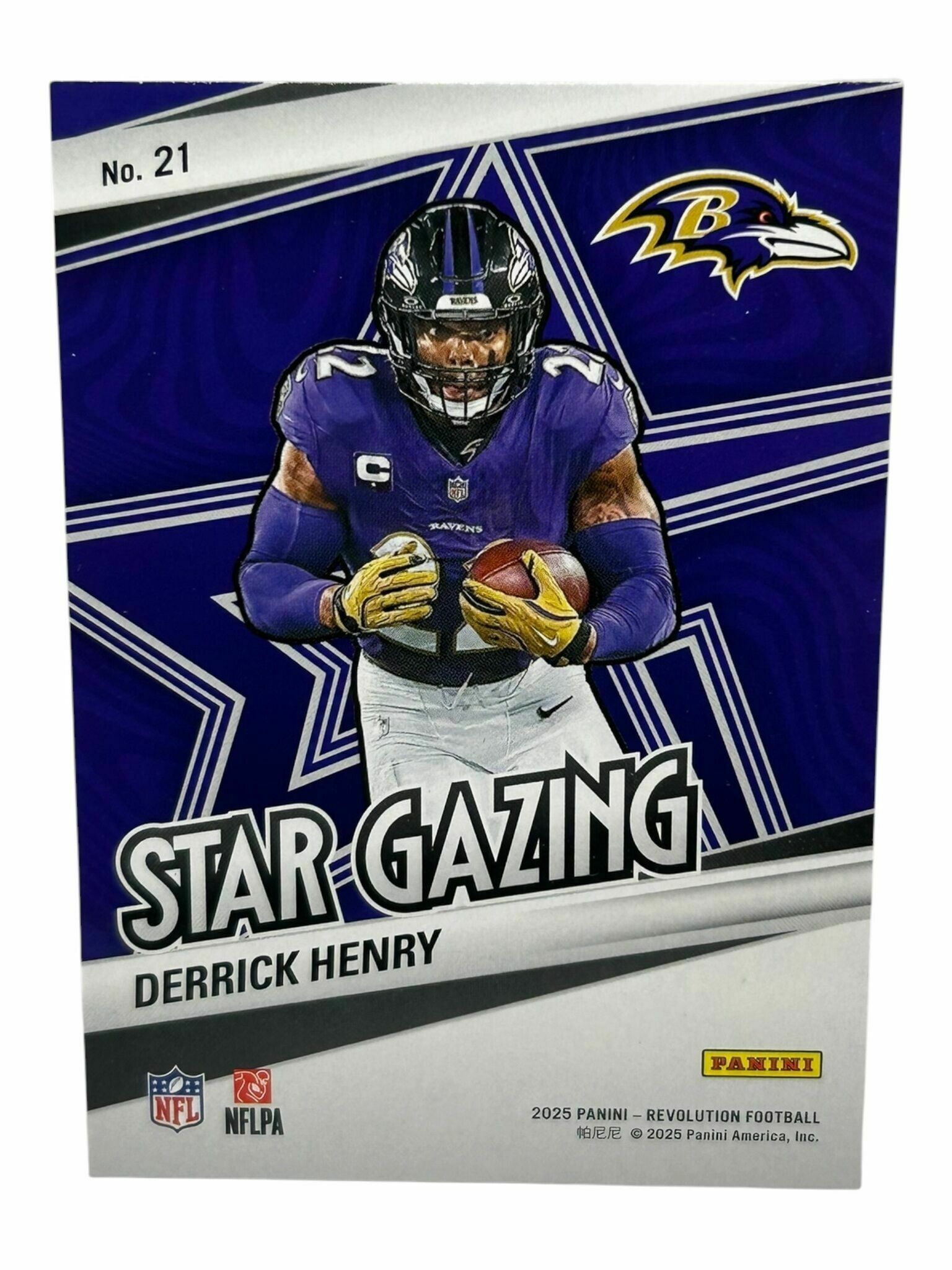 Derrick Henry 2025 Panini Revolution Football Star Gazing Prizm Trading Card