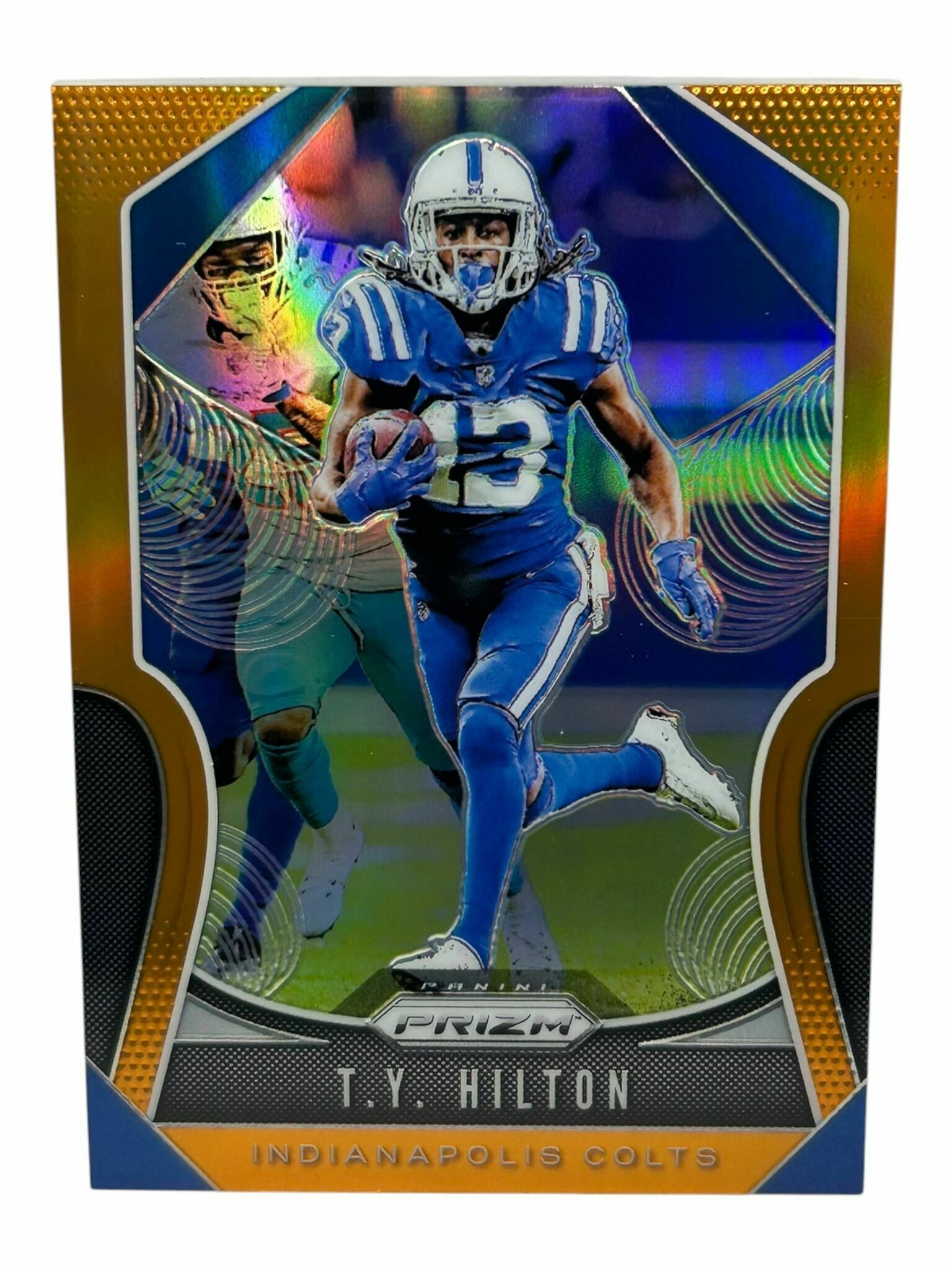 T.Y. Hilton 2019 Panini Prizm Football Orange Prizm /249 Trading Card