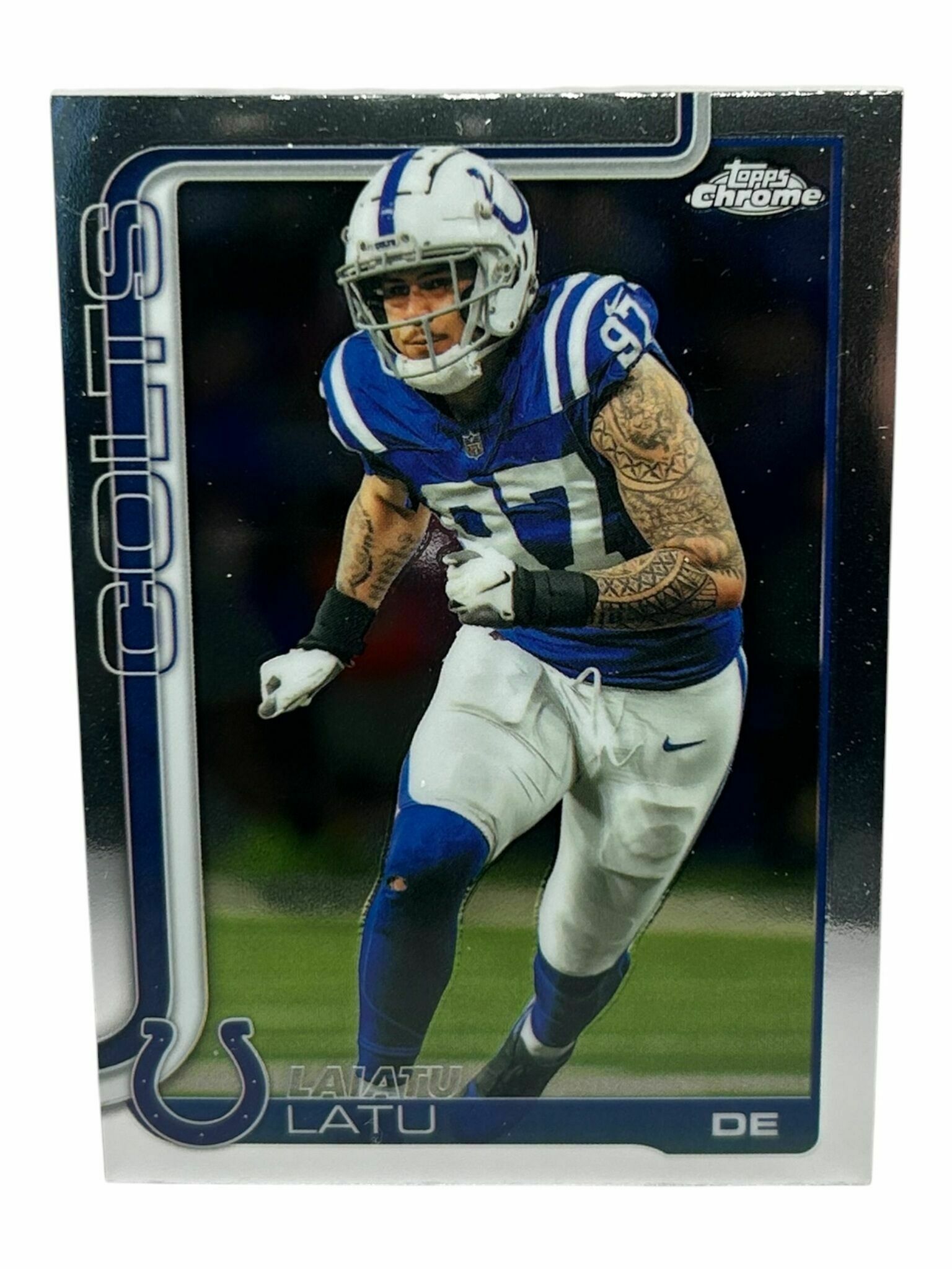 Laiatu Latu 2025 Topps Chrome Football Trading Card