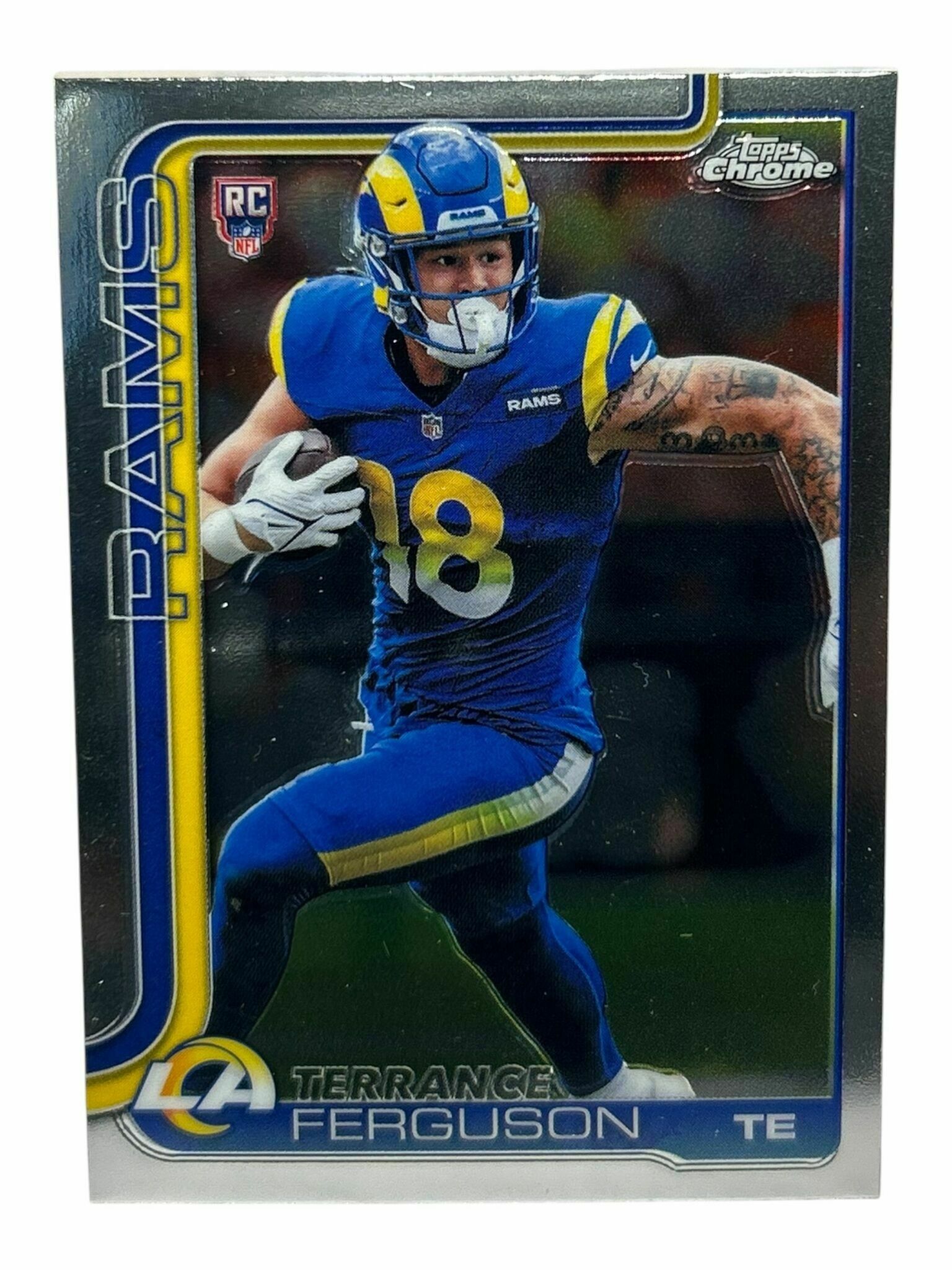 Terrance Ferguson 2025 Topps Chrome Football Rookie Trading Card