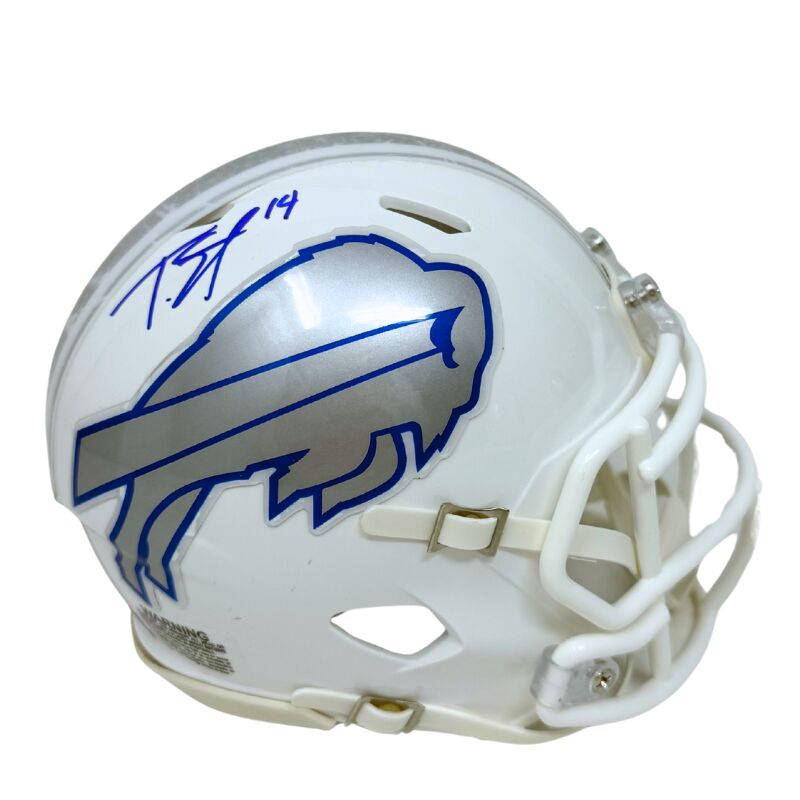Tyrell Shavers Signed Buffalo Bills Rivalries Speed Mini Helmet