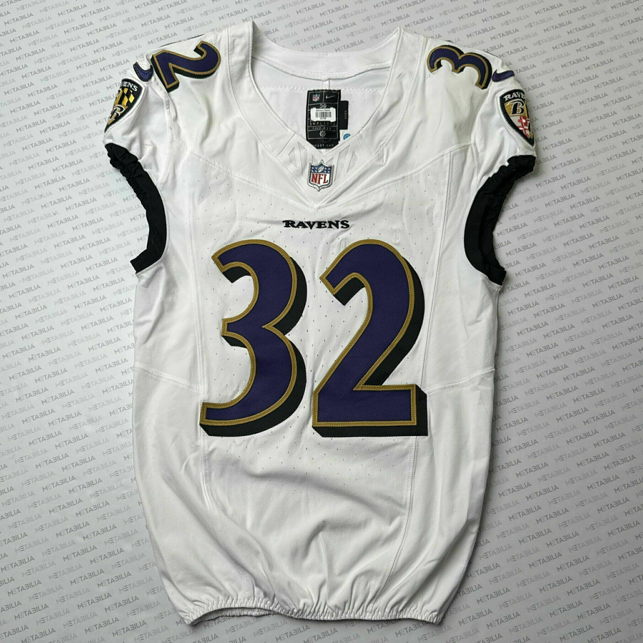 #32 Marcus Williams Team-Issued White Jersey