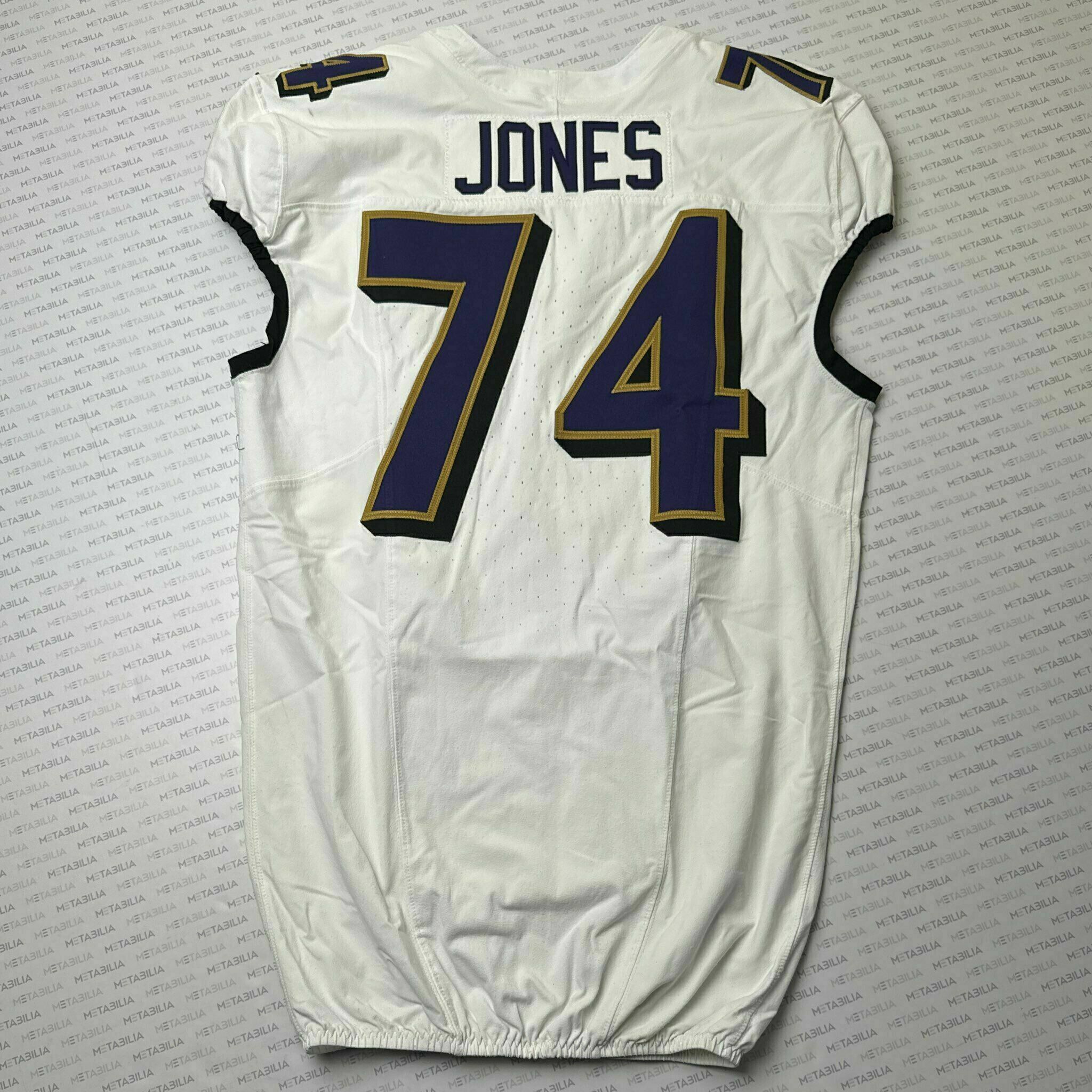 #74 Josh Jones Team-Issued White Jersey