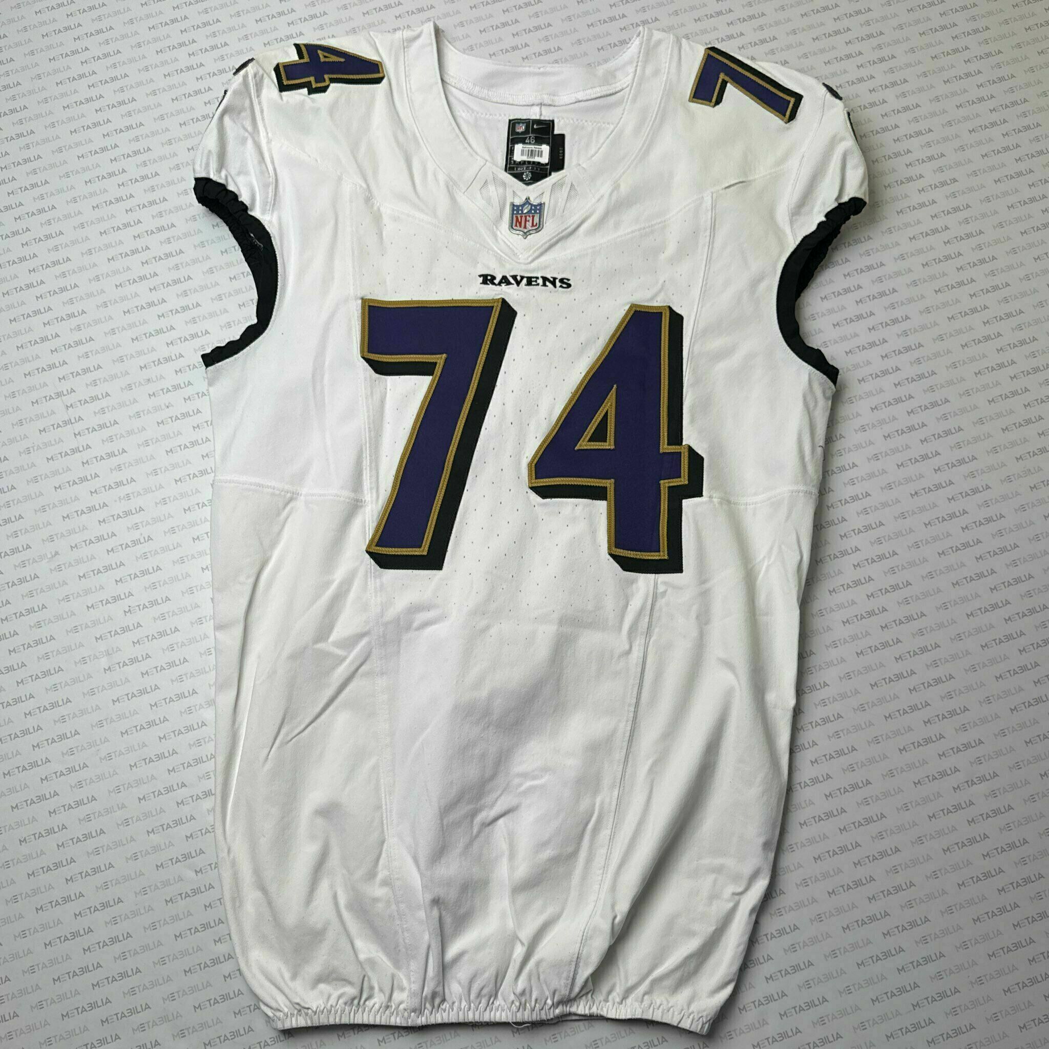 #74 Josh Jones Team-Issued White Jersey
