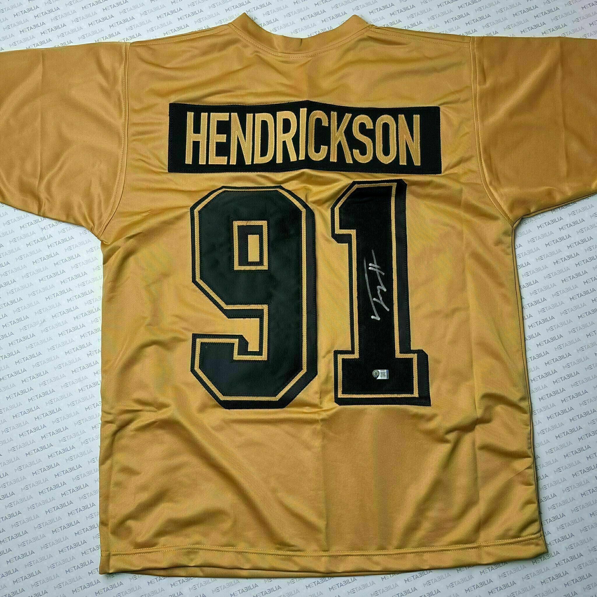 Hendrickson Signed Beige Custom Jersey
