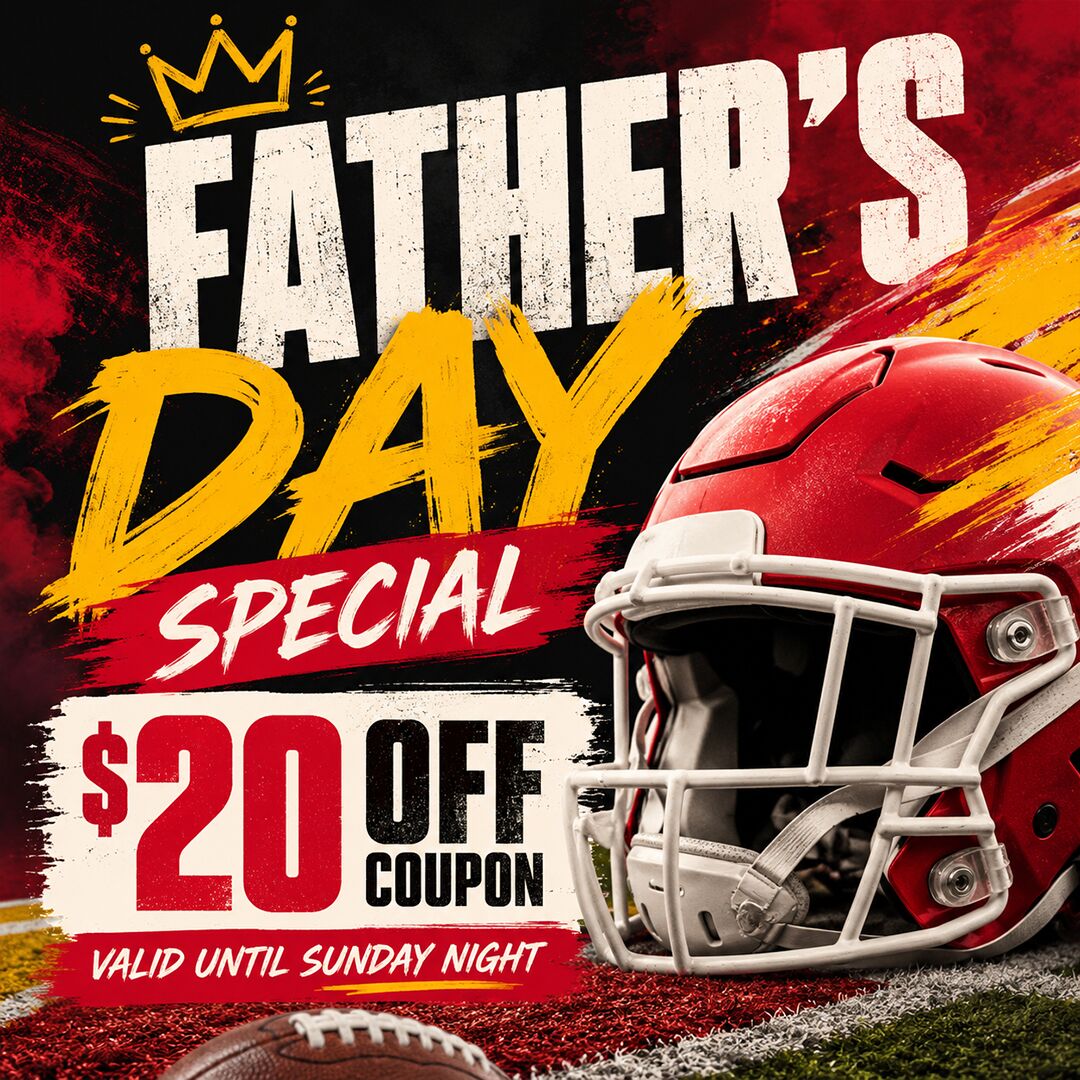 Father's Day Coupon - $20 OFF NEXT PURCHASE