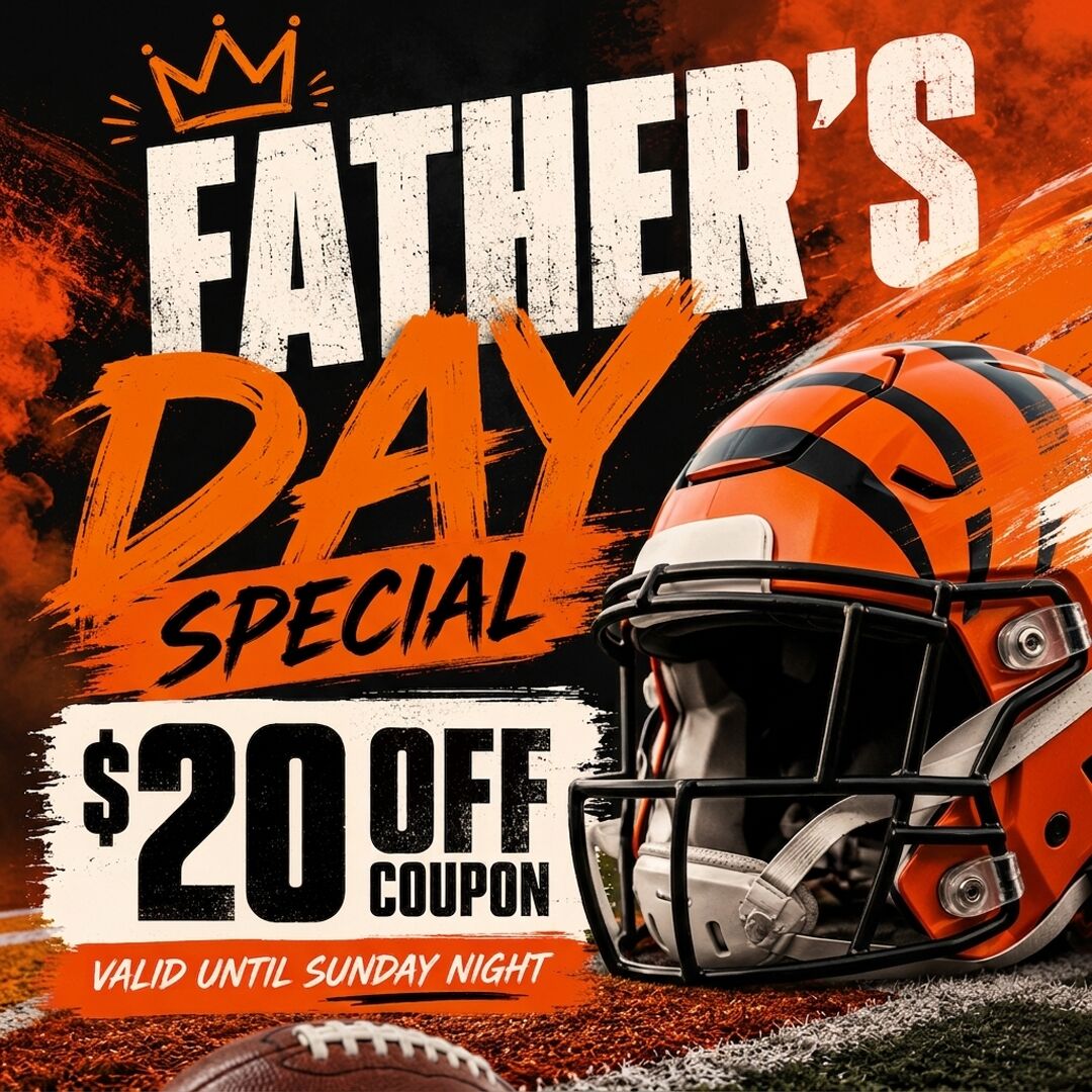 Father's Day Coupon - $20 OFF NEXT PURCHASE