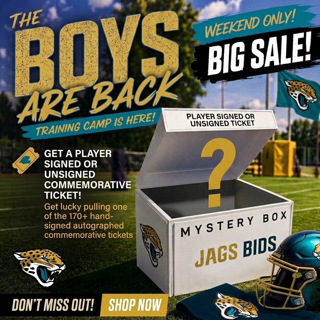 INSTANT MYSTERY - Signed and Unsigned Commemorative Ticket Series