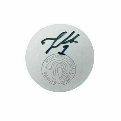 Tehoka Nanticoke Signed White Lacrosse Ball