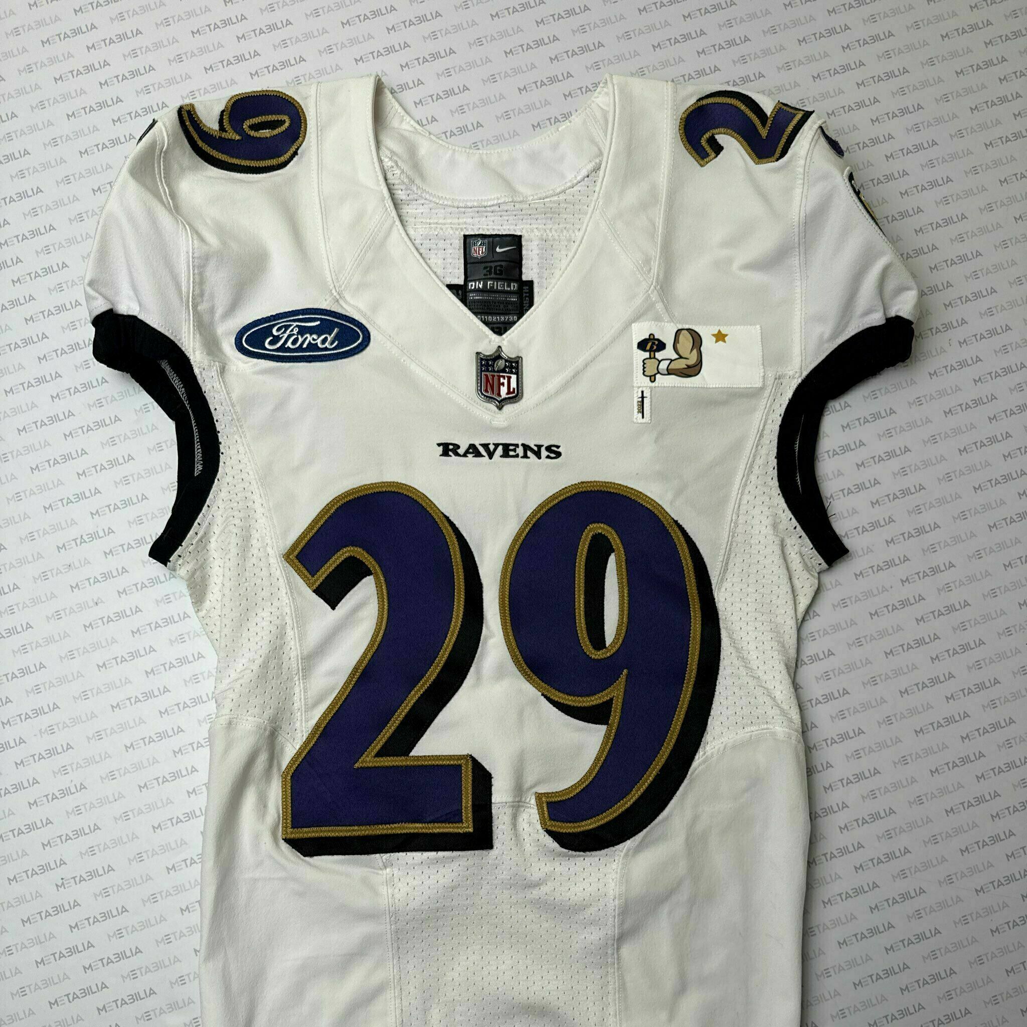 #29 Ar'Darius Washington Team-Issued White Jersey