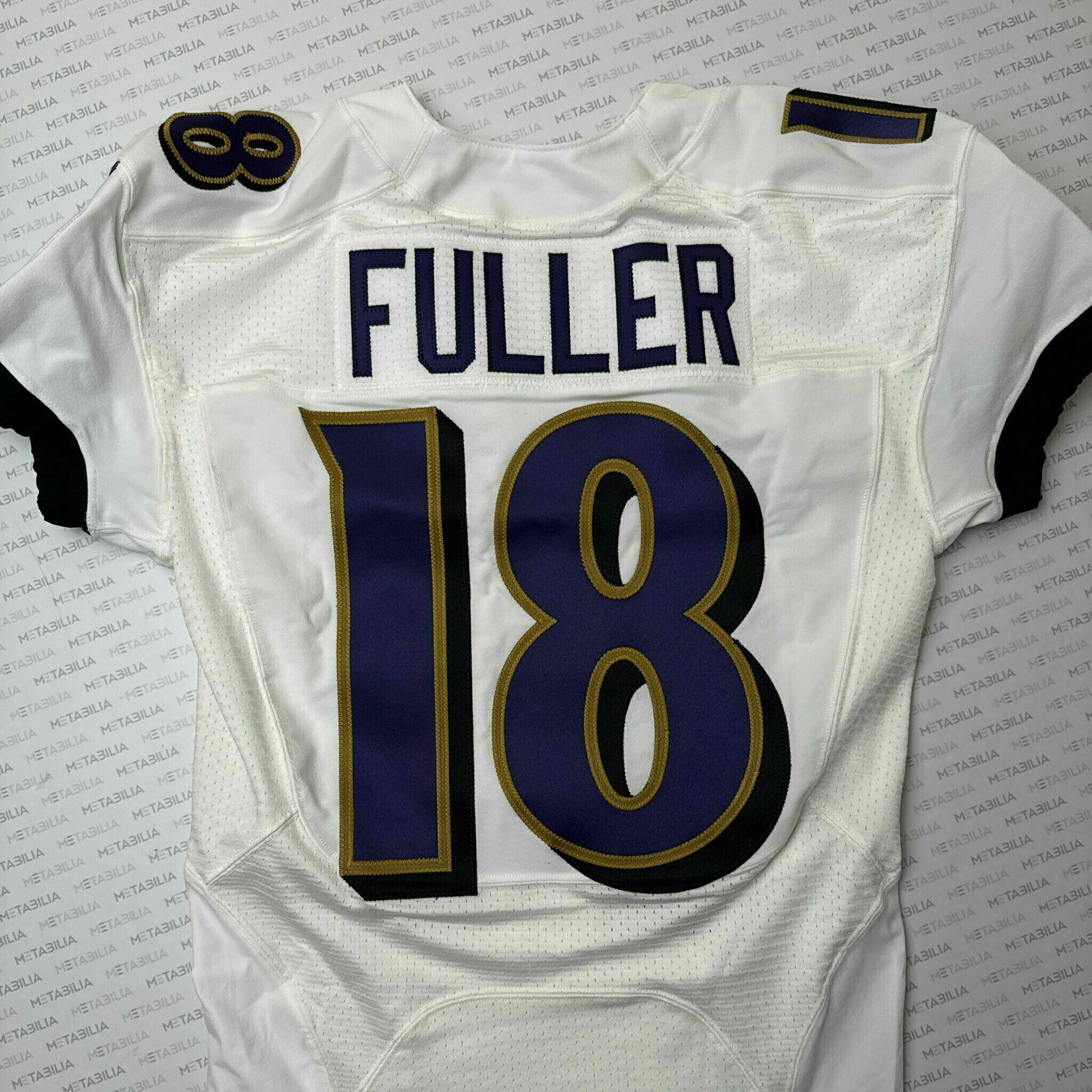 #18 Kyle Fuller Team-Issued White Jersey