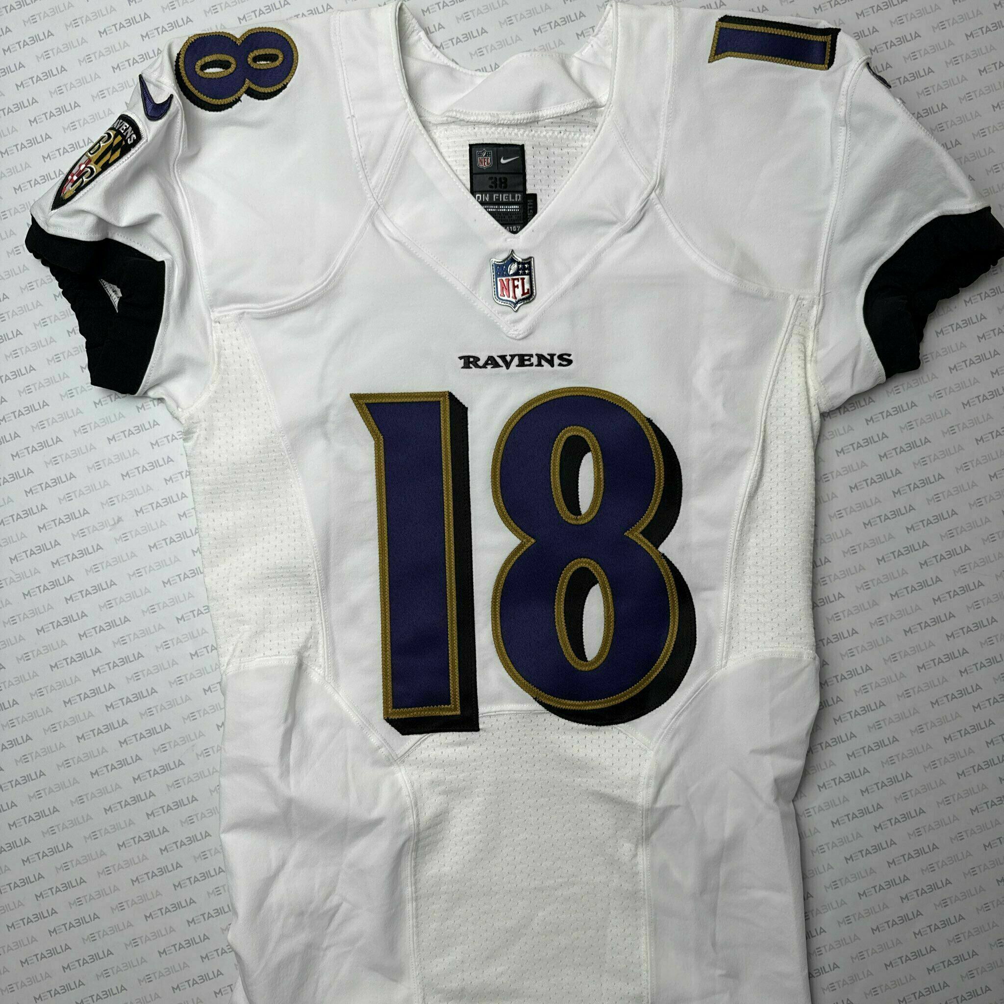 #18 Kyle Fuller Team-Issued White Jersey