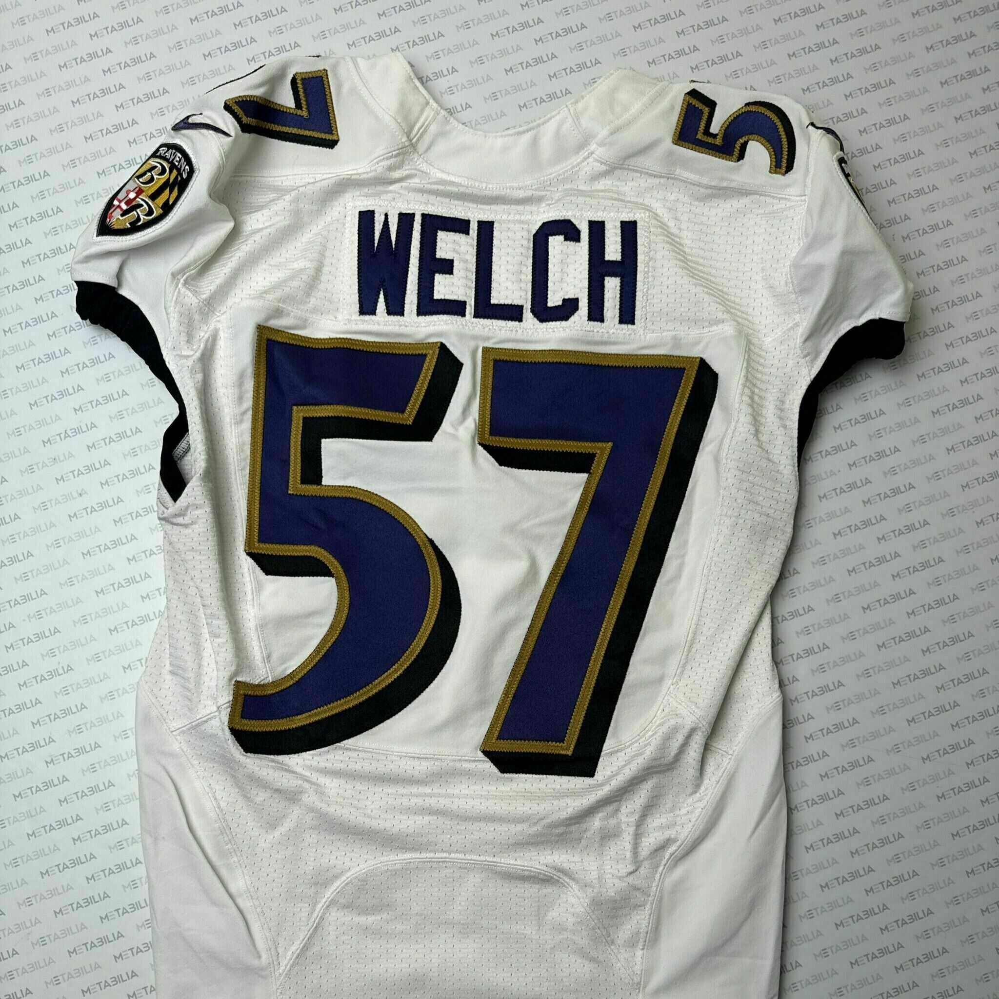 #57 Kristian Welch Team-Issued White Jersey