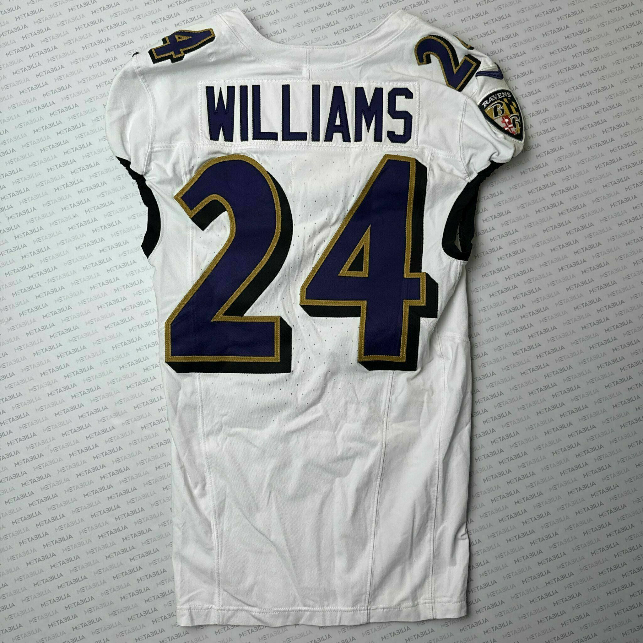 #24 Damarion Pepe WIlliams Team-Issued White Jersey