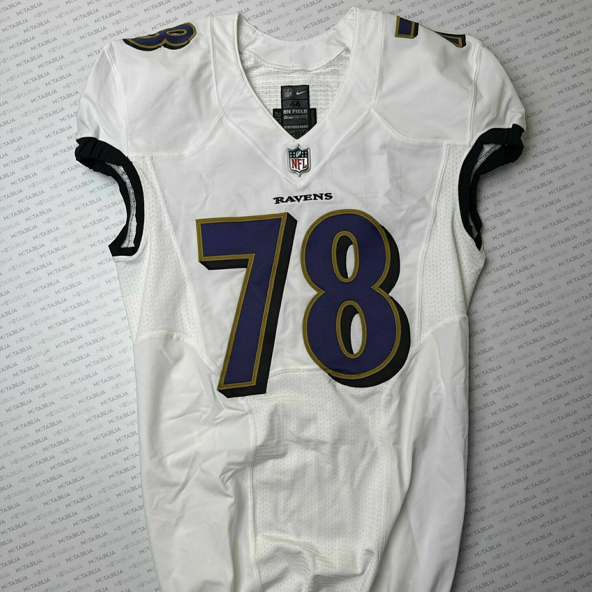 #78 Morgan Moses Team-Issued White Jersey