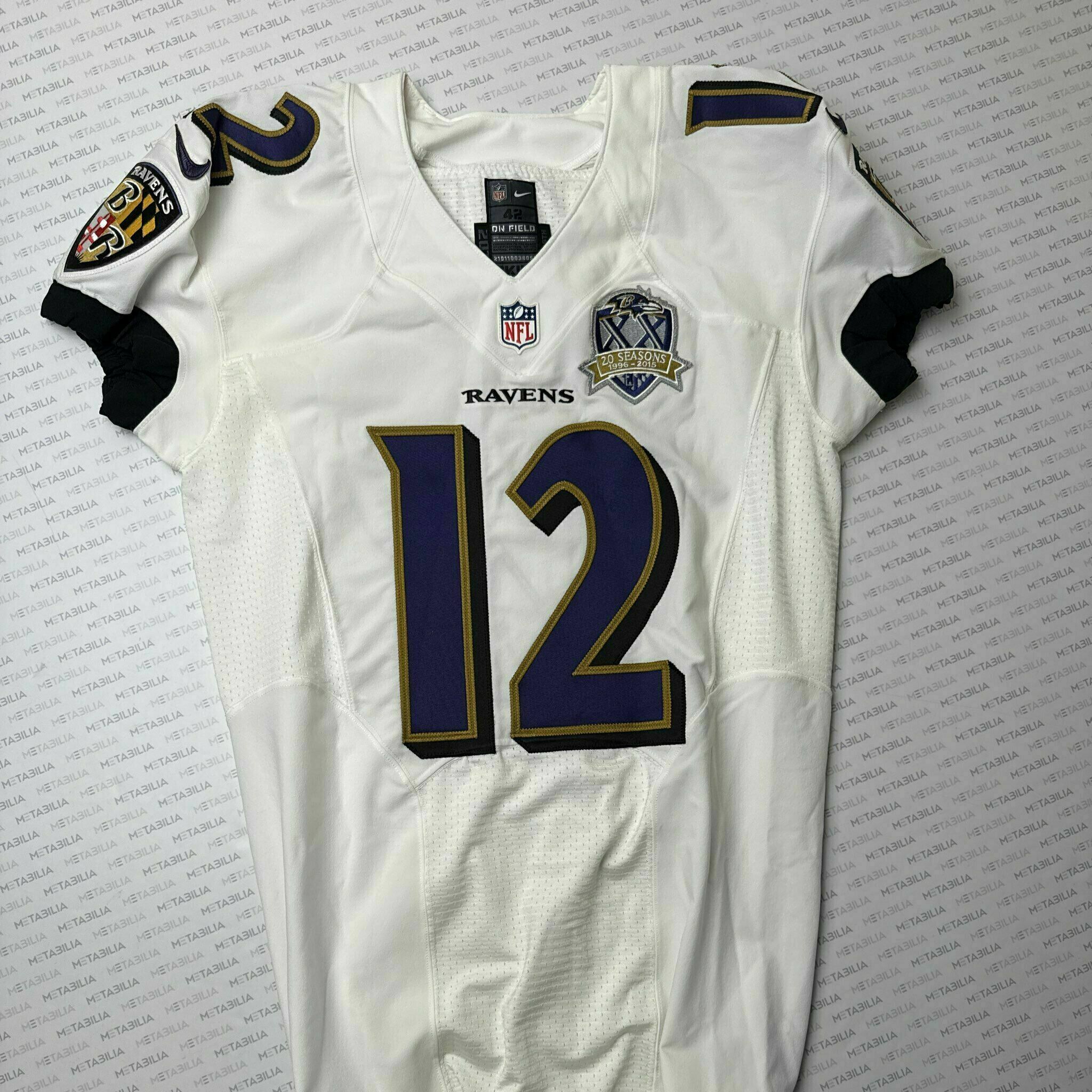 #12 Darren Waller Team-Issued White Jersey