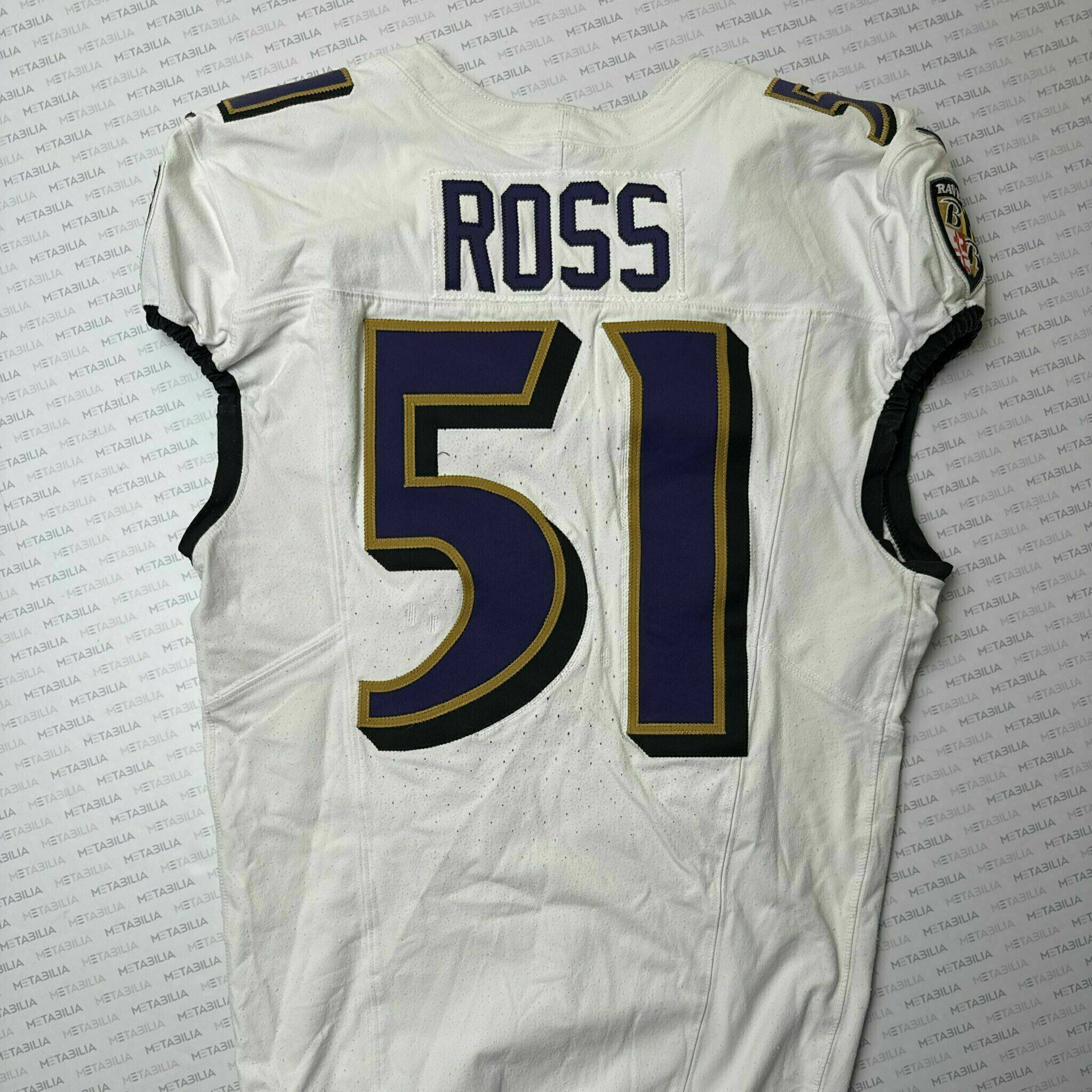 #51 Josh Ross Team-Issued White Jersey