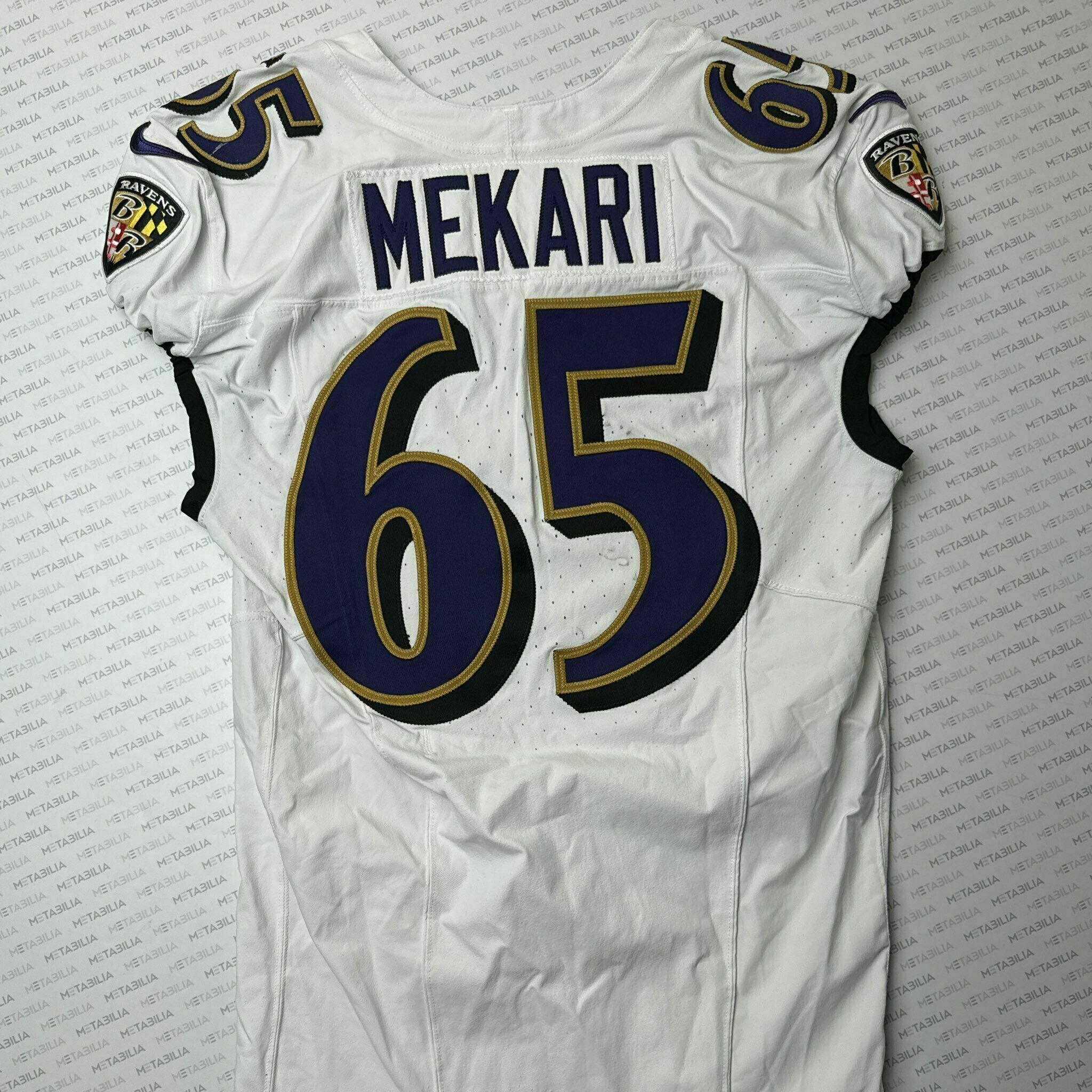#65 Patrick Mekari Team-Issued White Jersey